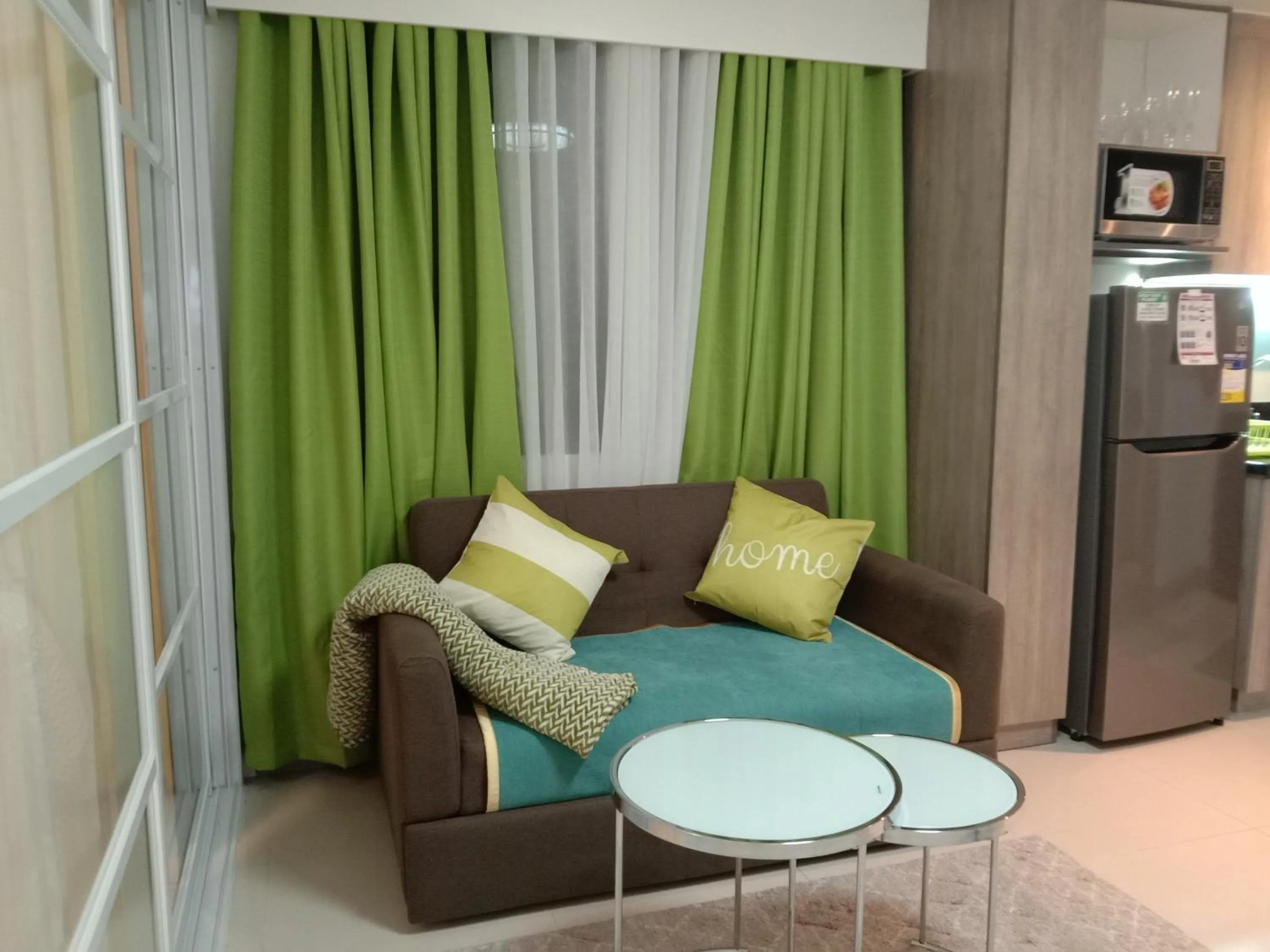 Seating area in OASIS CHIC By THE BAY PASAY CITY Near Mall of Asia