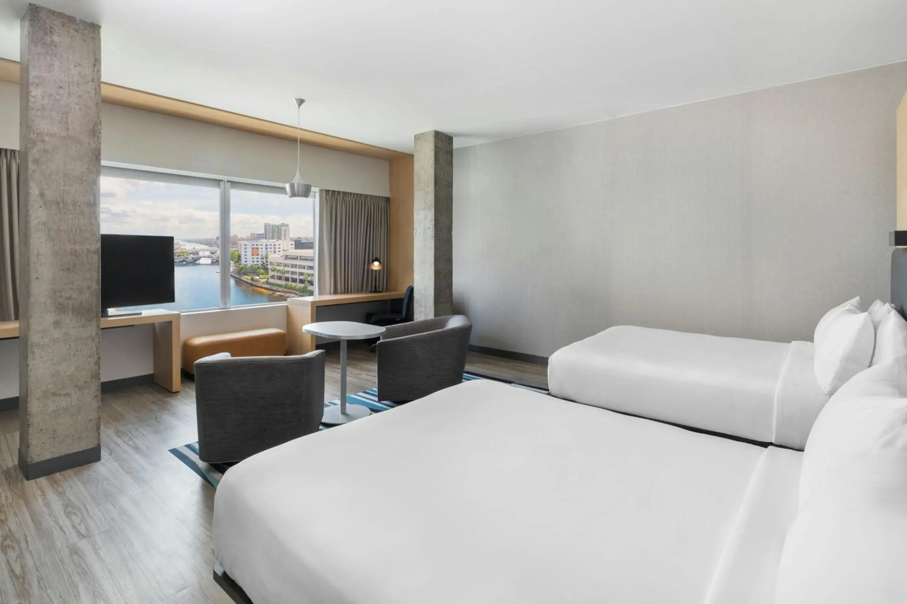 Guest room, 2 Queen, River view in Aloft - Tampa Downtown Guest room, 2 Queen, River view in Aloft - Tampa Downtown