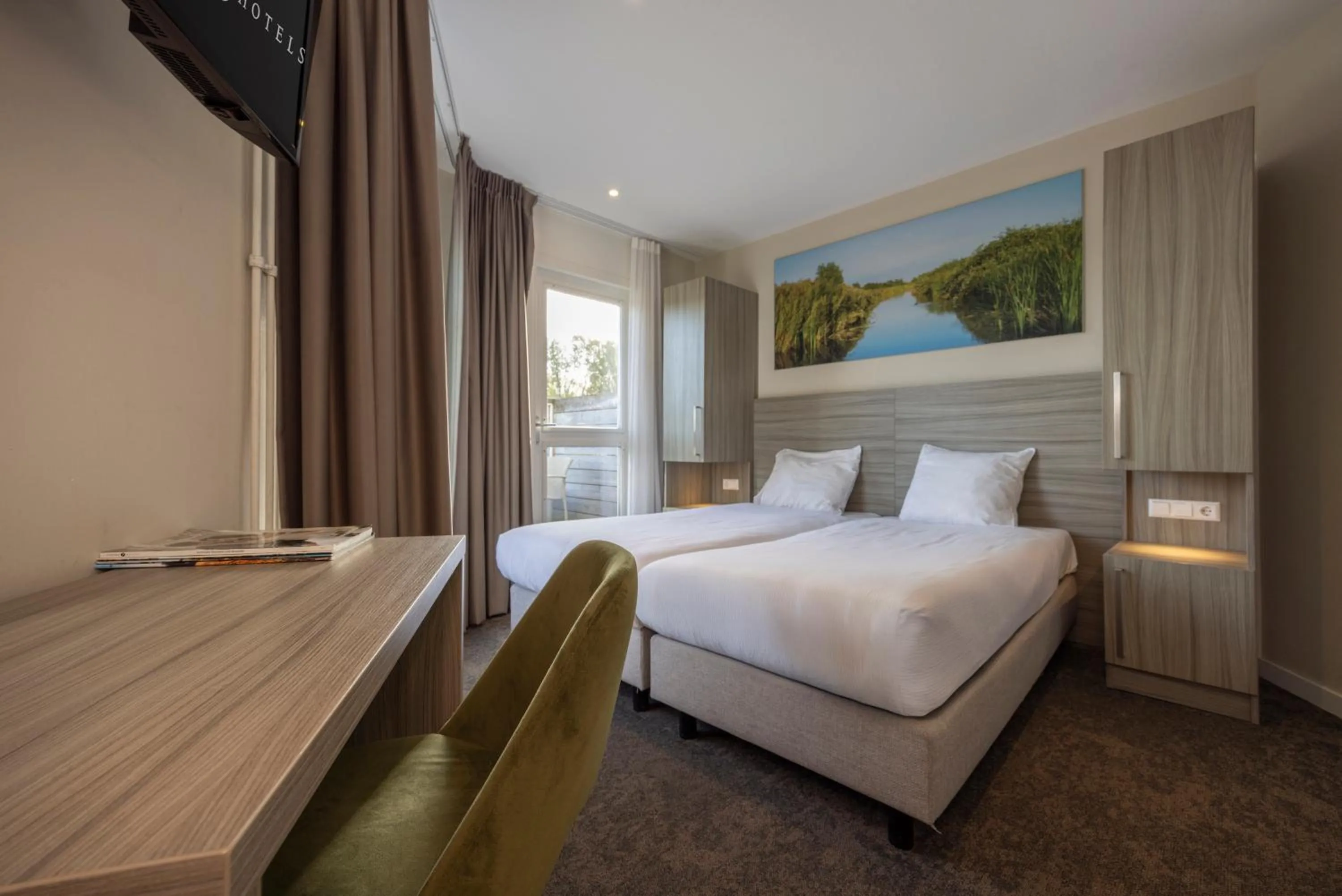 Bedroom, Bed in Fletcher Hotel - Resort Spaarnwoude