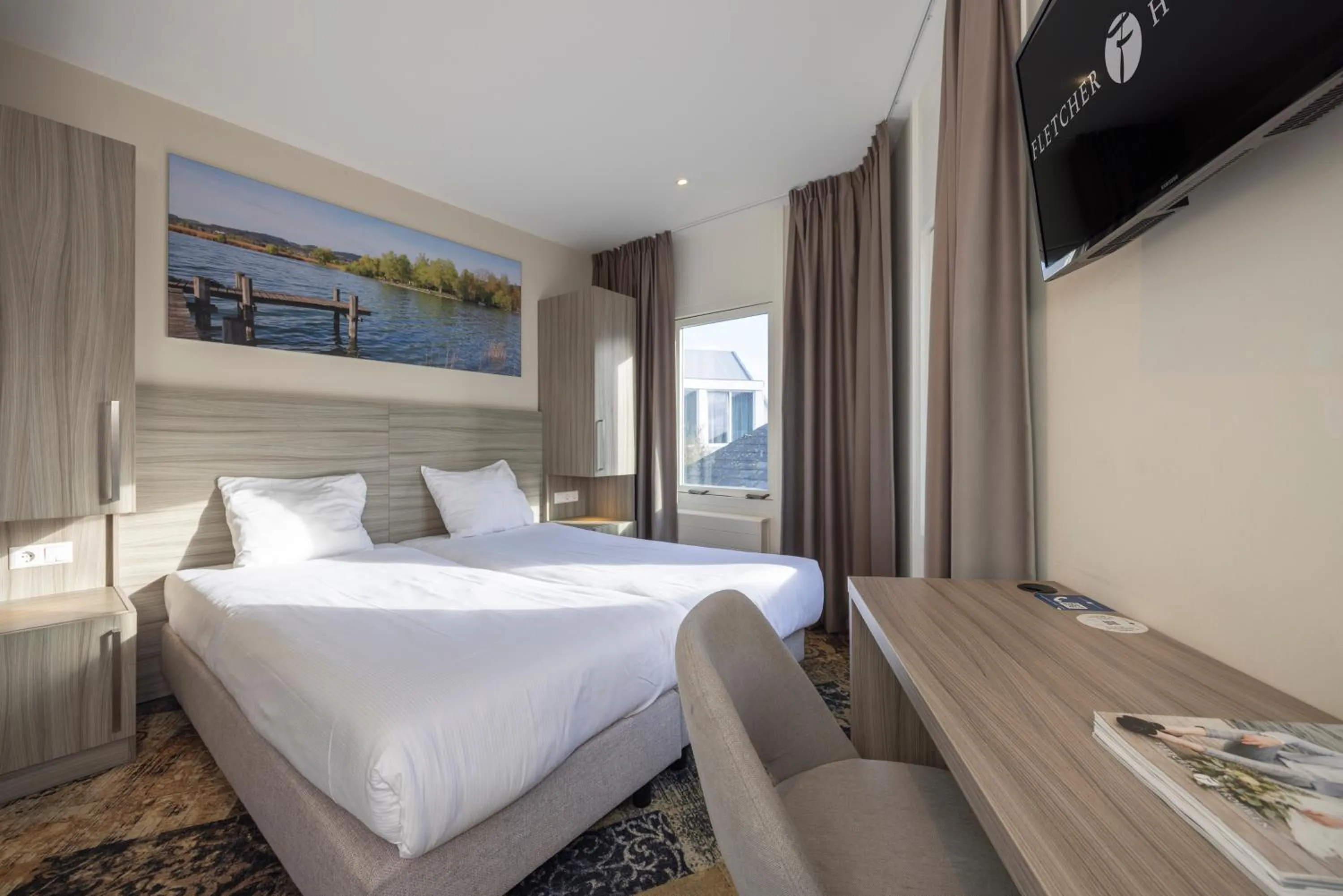 Bedroom, Bed in Fletcher Hotel - Resort Spaarnwoude