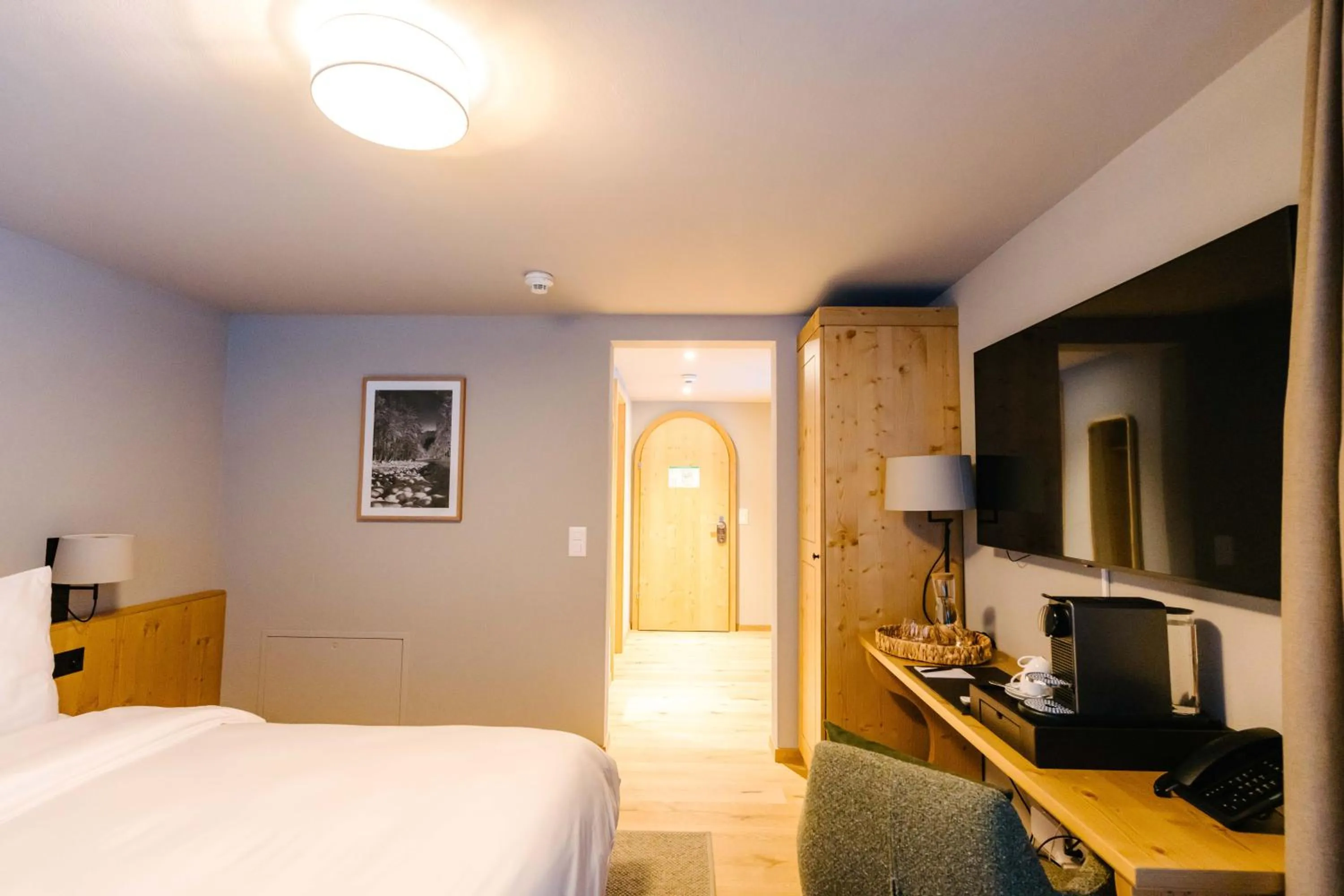 Bed in Seven Alpina Boutique Hotel