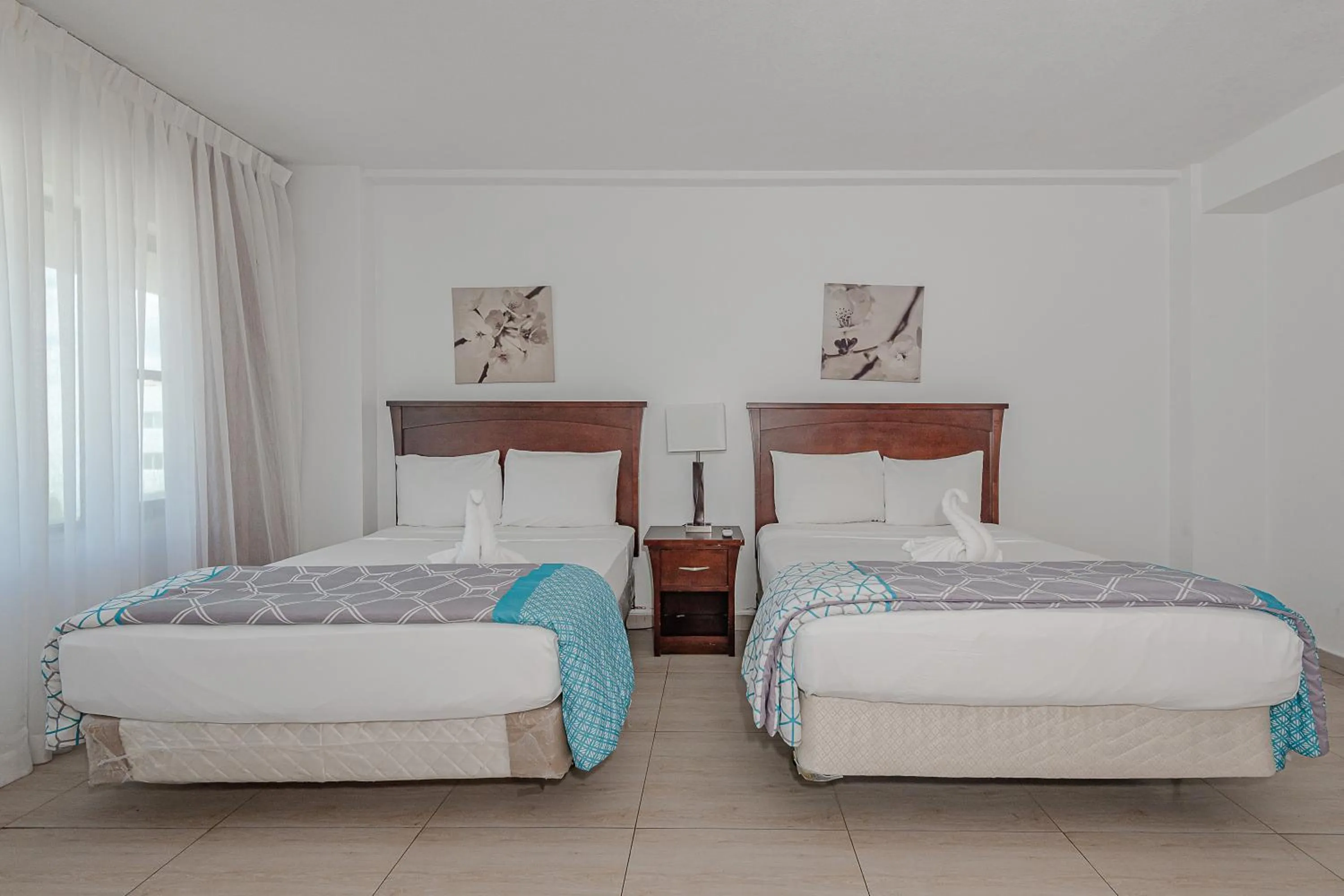 Bed in Beach Front Studio Miami Beach