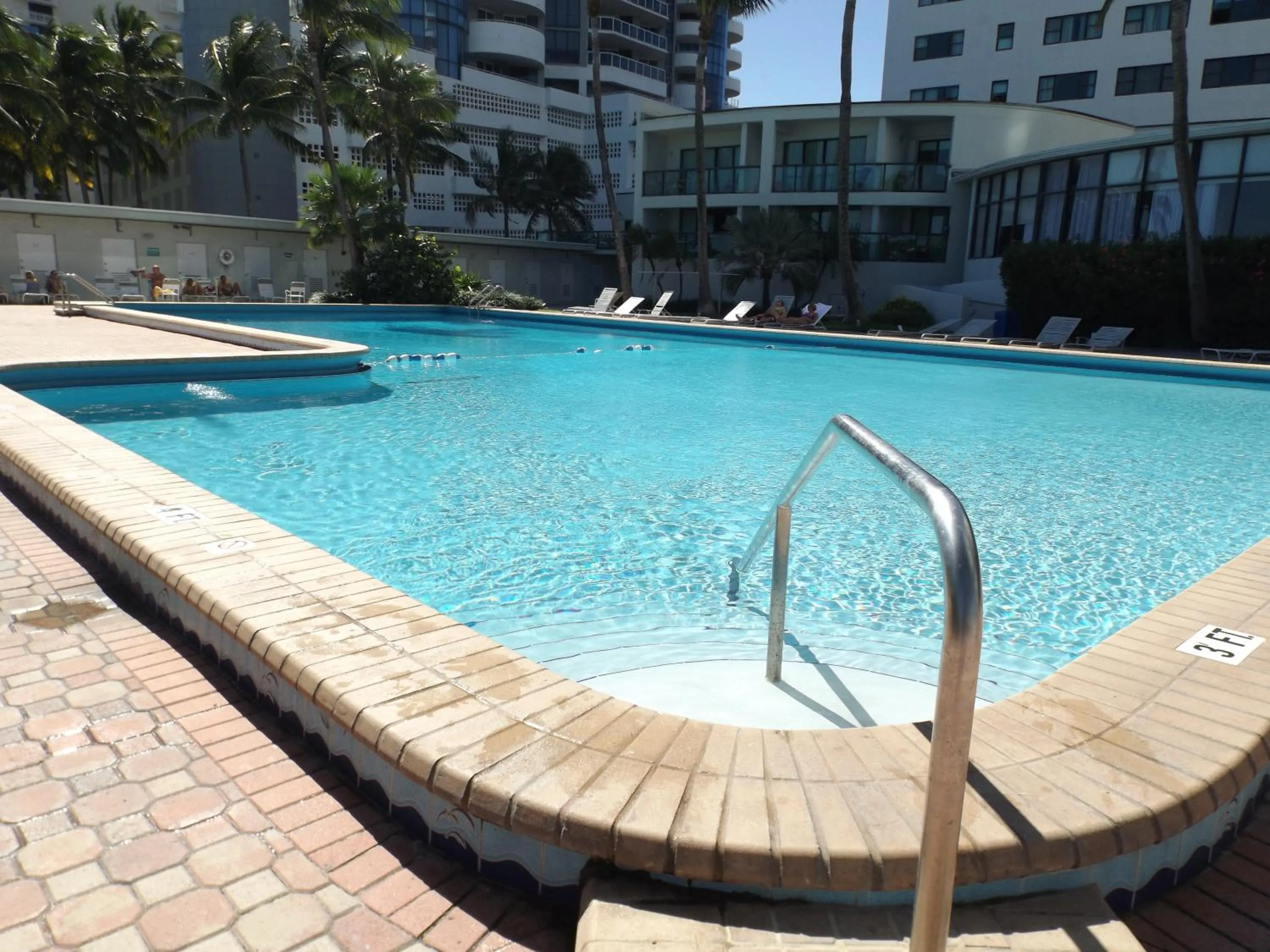 Swimming pool in Beach Front Studio Miami Beach