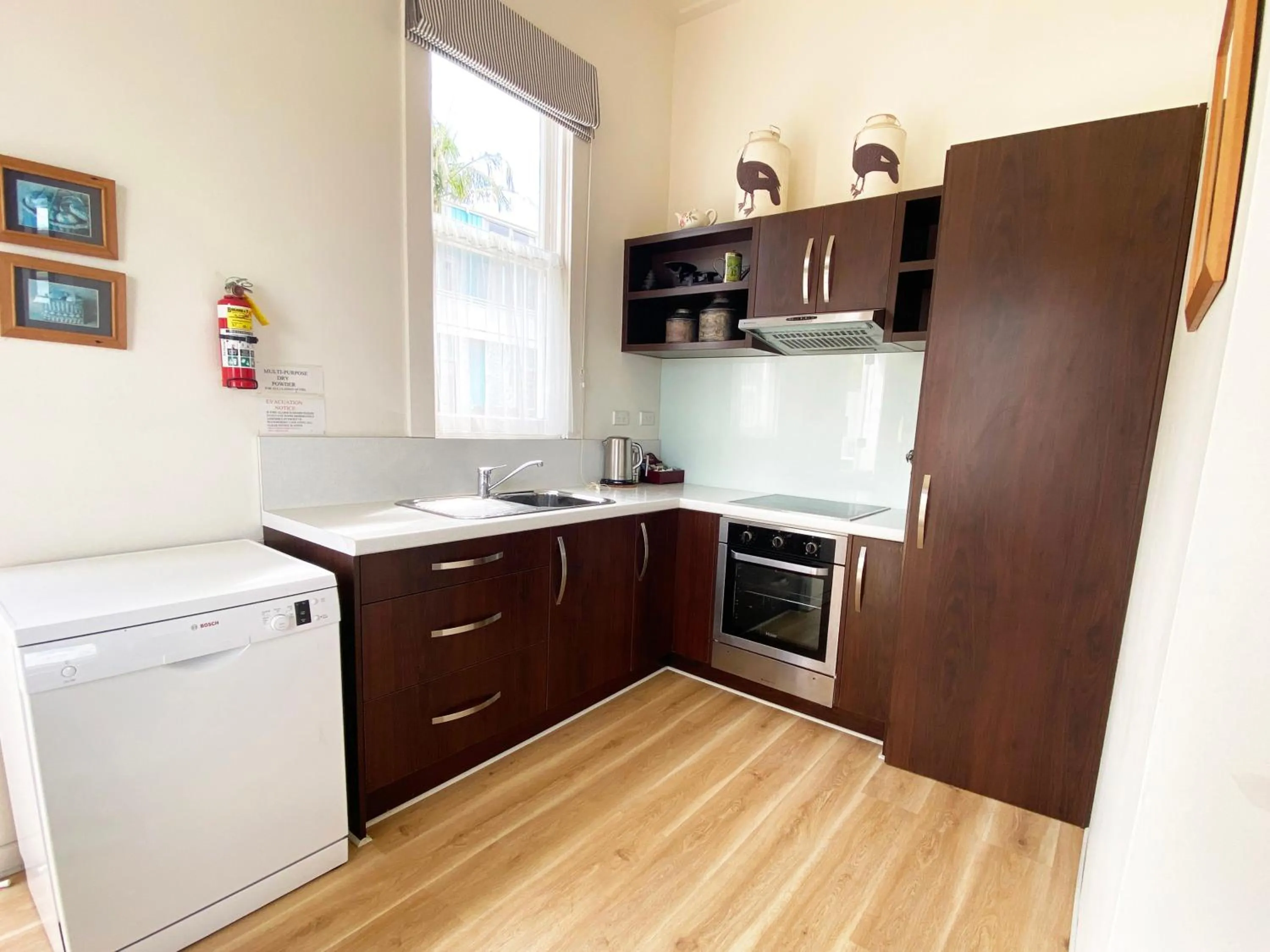 dishwasher in Mangonui Waterfront Apartments