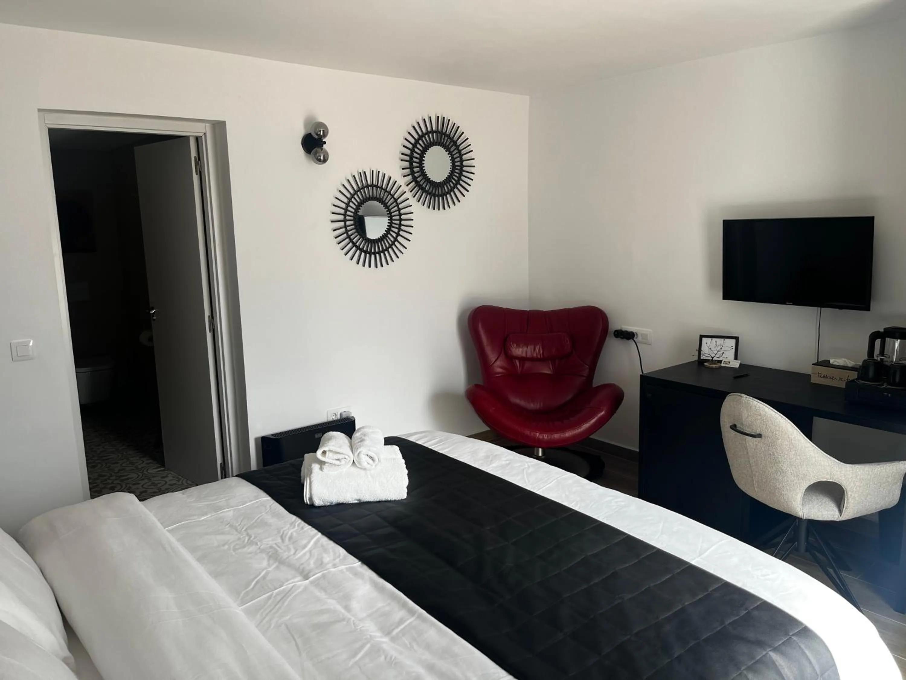 Seating area, Bed in Casa de Ámbar, Bed&Breakfast