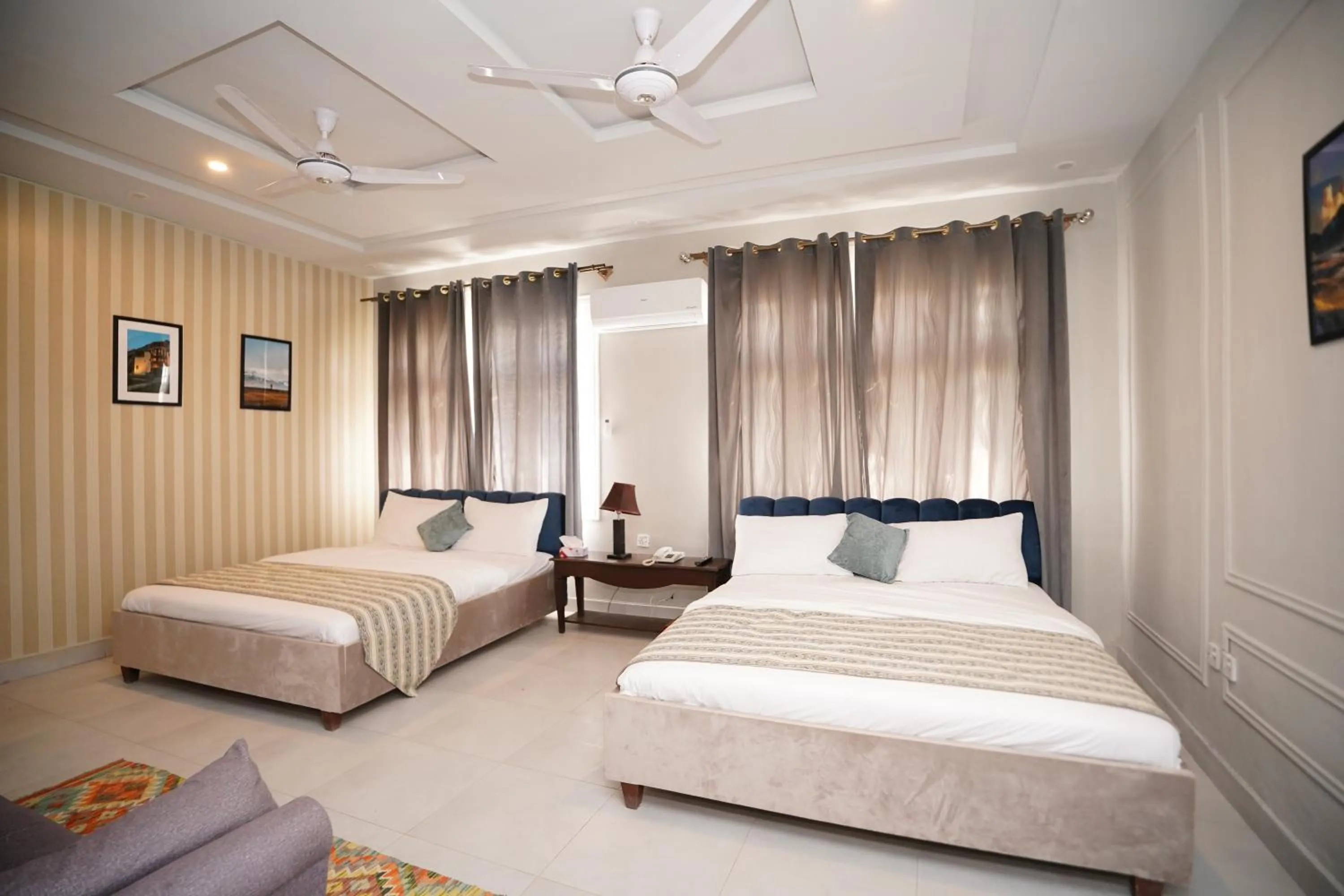 Bed in Green orchard skardu