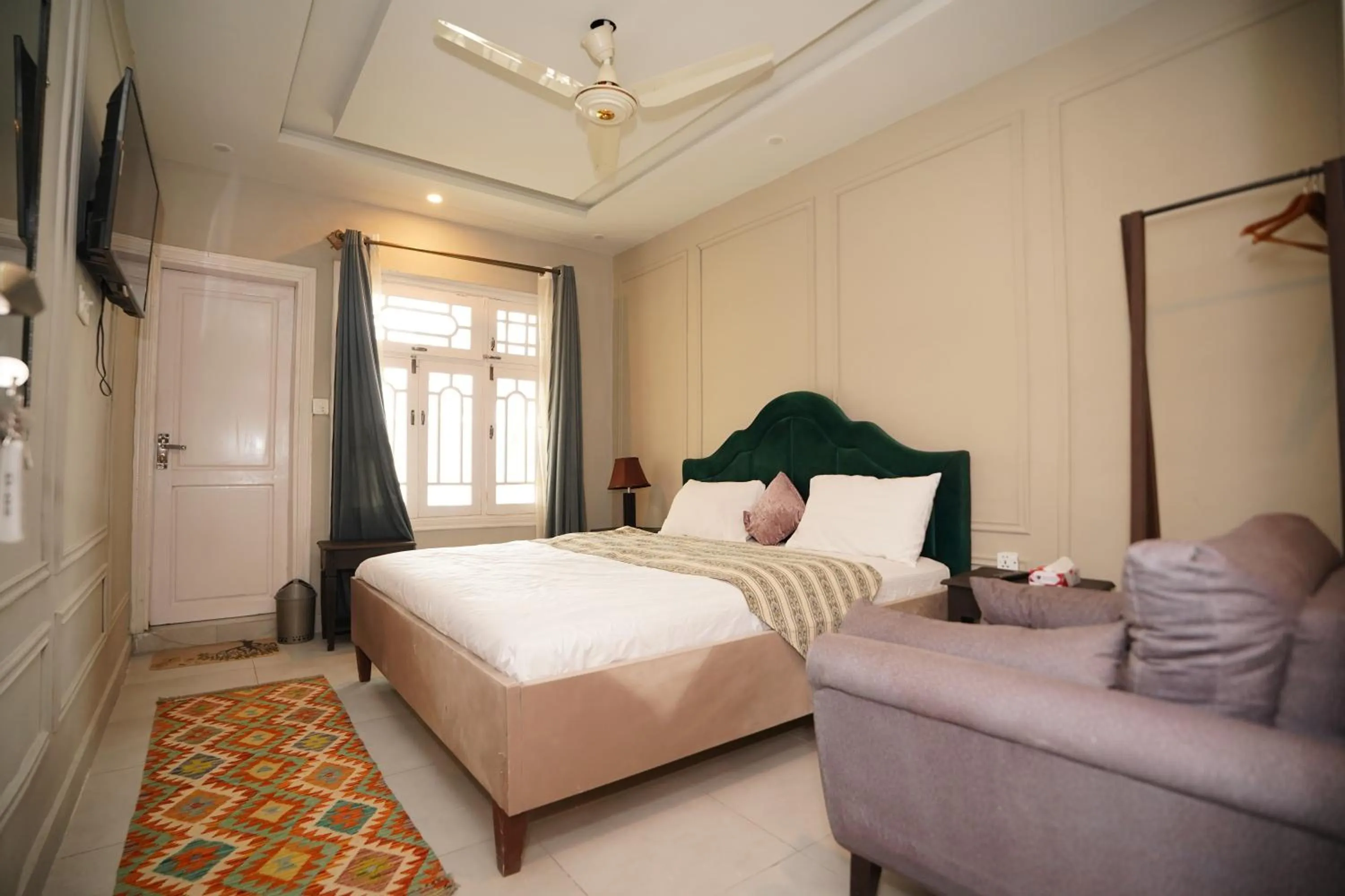 Bed in Green orchard skardu