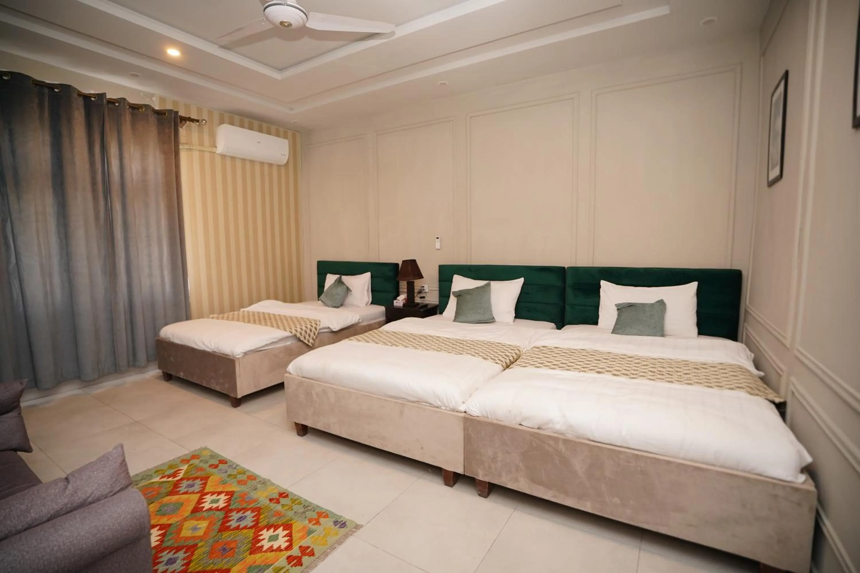 Bed in Green orchard skardu