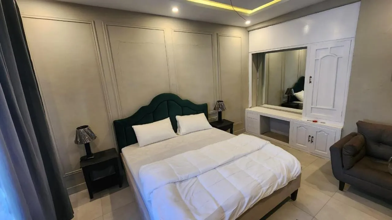 Bed in Green orchard skardu