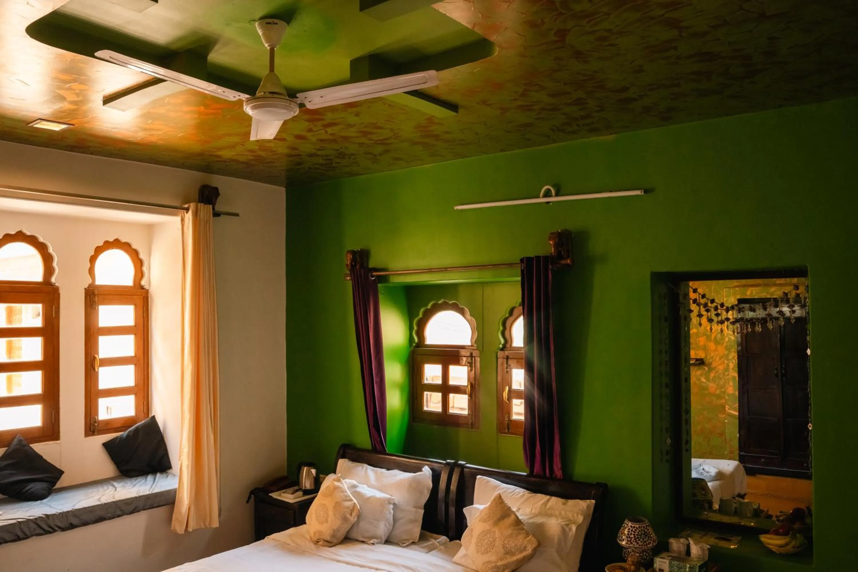 Balcony/Terrace, Bed in The Elite Castle