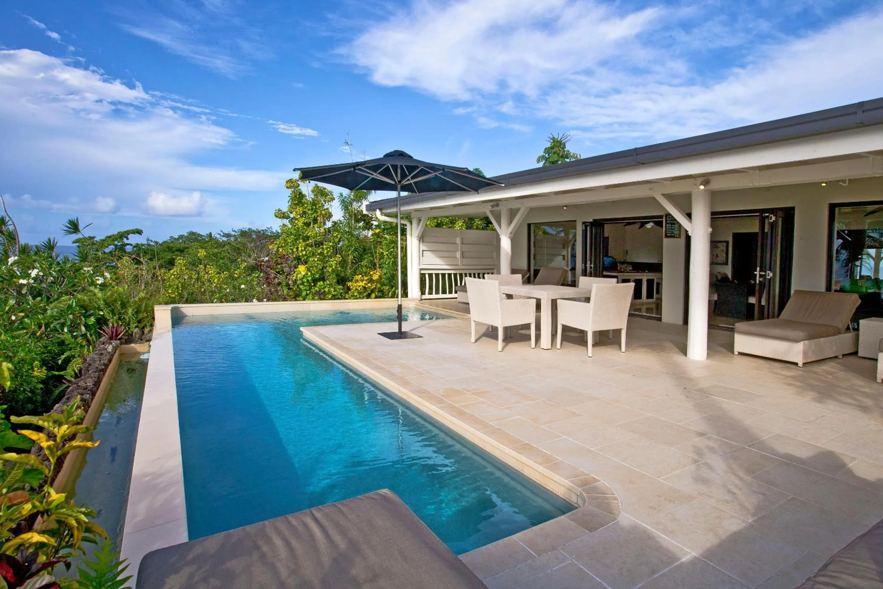 Patio in Taveuni Palms Resort