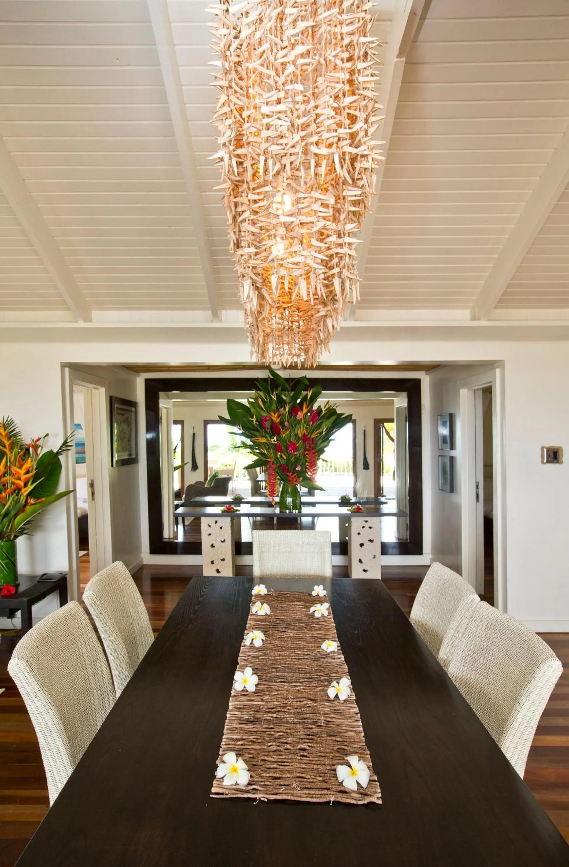 Dining area in Taveuni Palms Resort