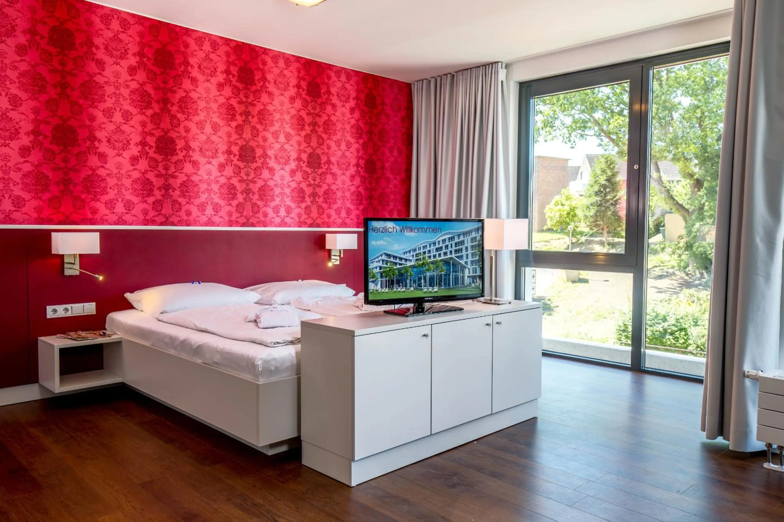 Bed in Carat Apartments Grömitz