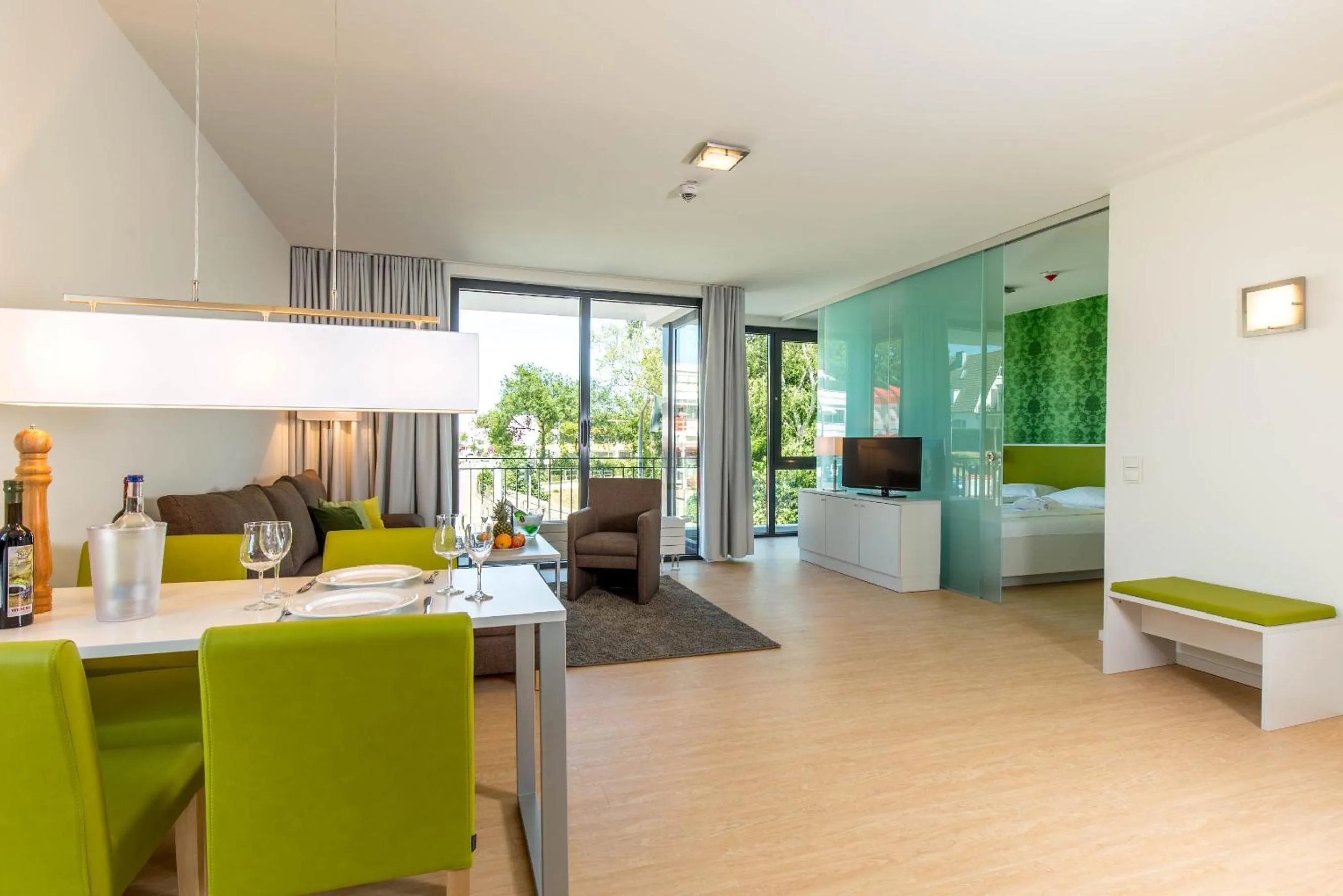 Photo of the whole room in Carat Apartments Grömitz