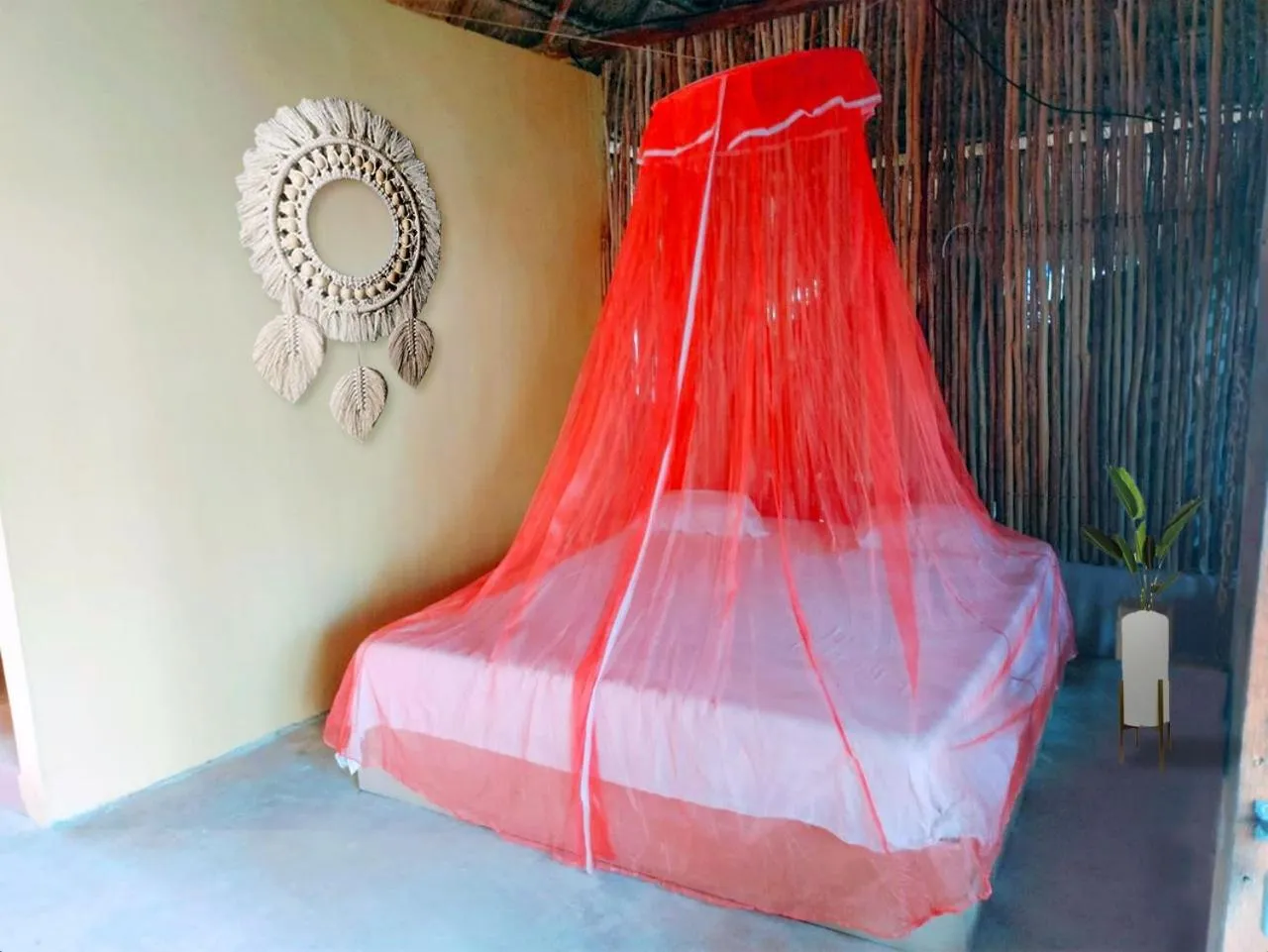 Bed in Kakao Cobá Hotel & Cenote Experience