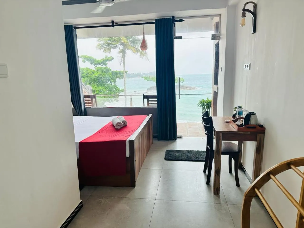 Bed in Coral Beach Hotel