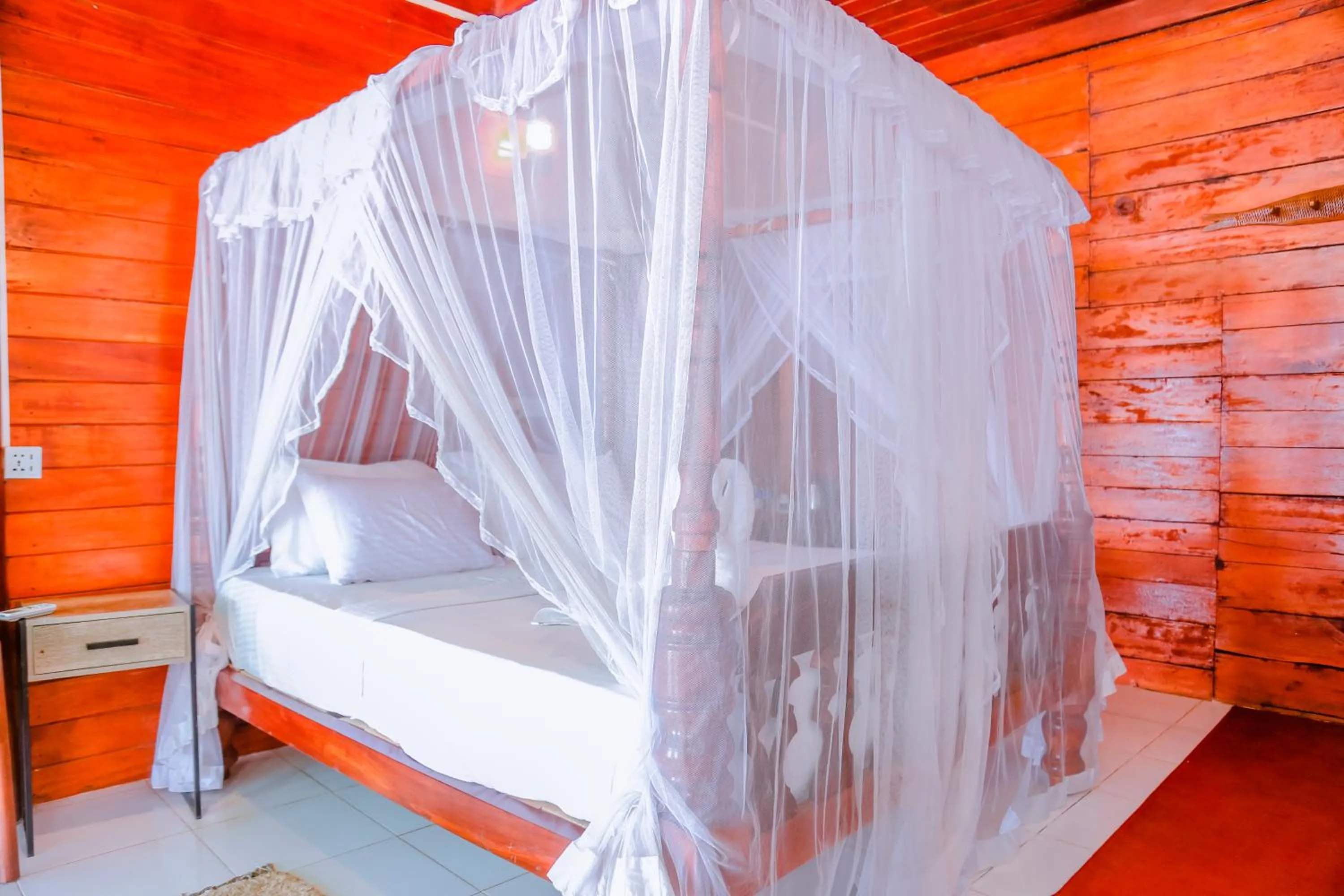 Bed in Coral Beach Hotel