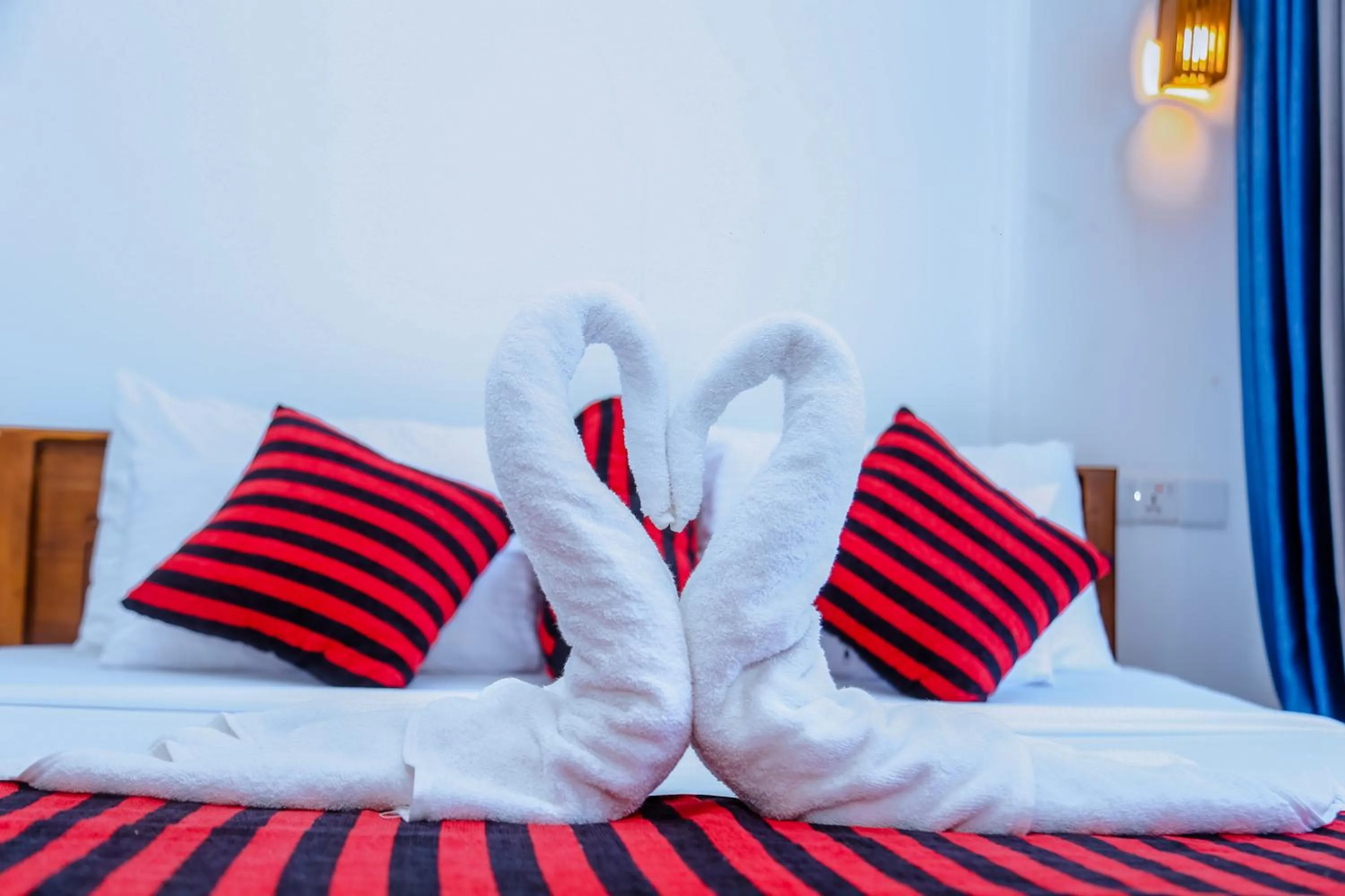 Bed in Coral Beach Hotel