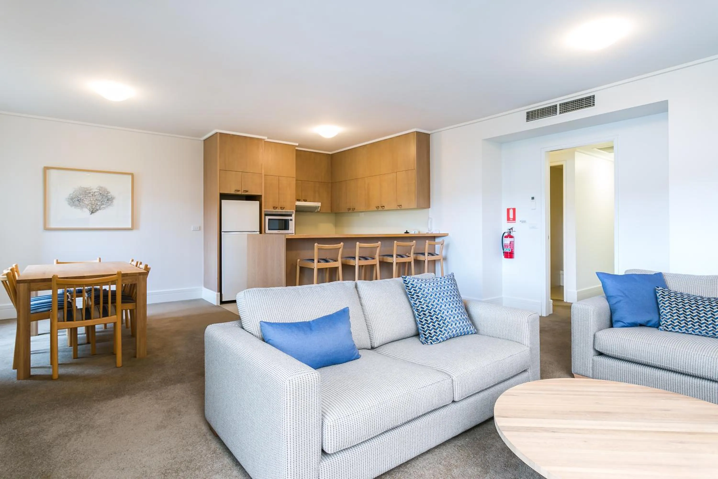 Kitchen or kitchenette in Portsea Village Resort