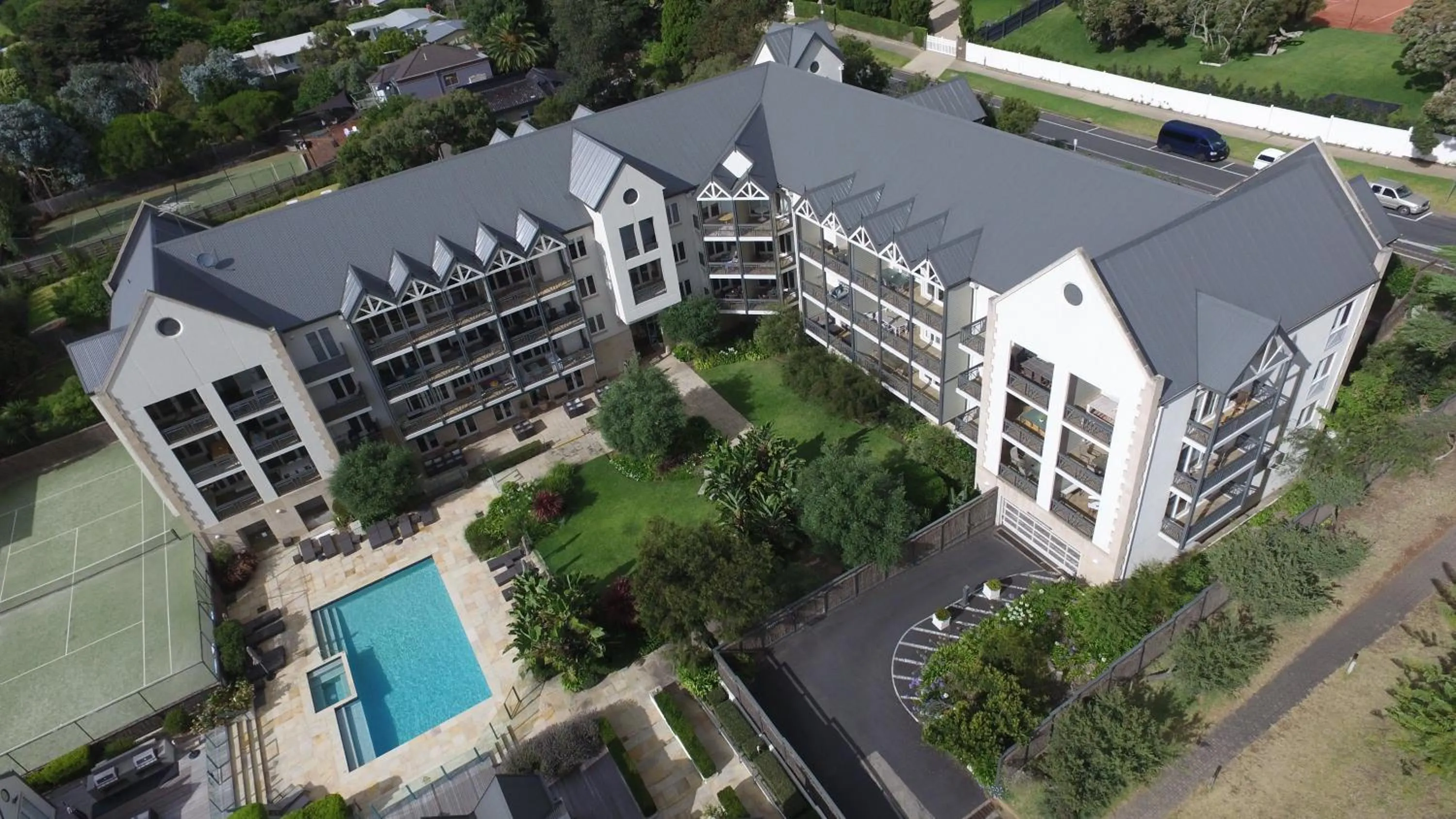 Bird's eye view in Portsea Village Resort