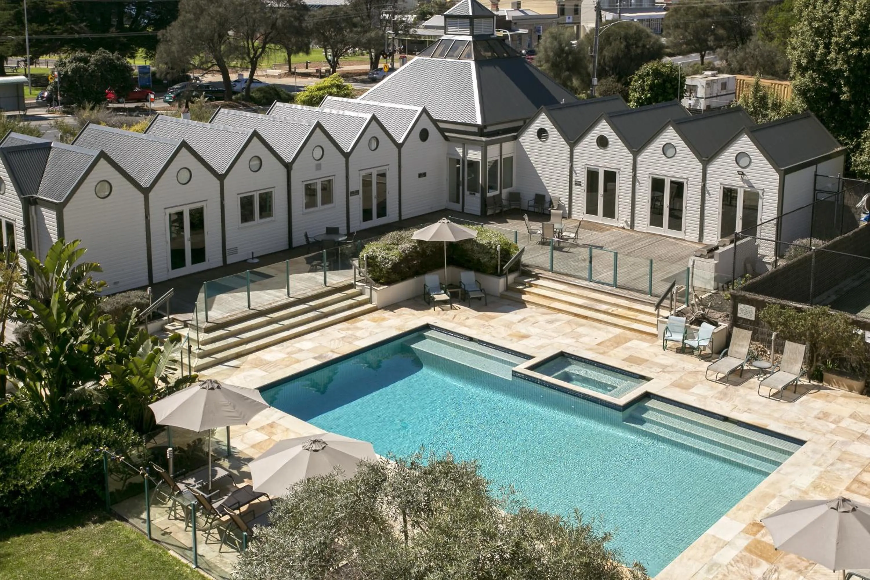 Bird's eye view in Portsea Village Resort