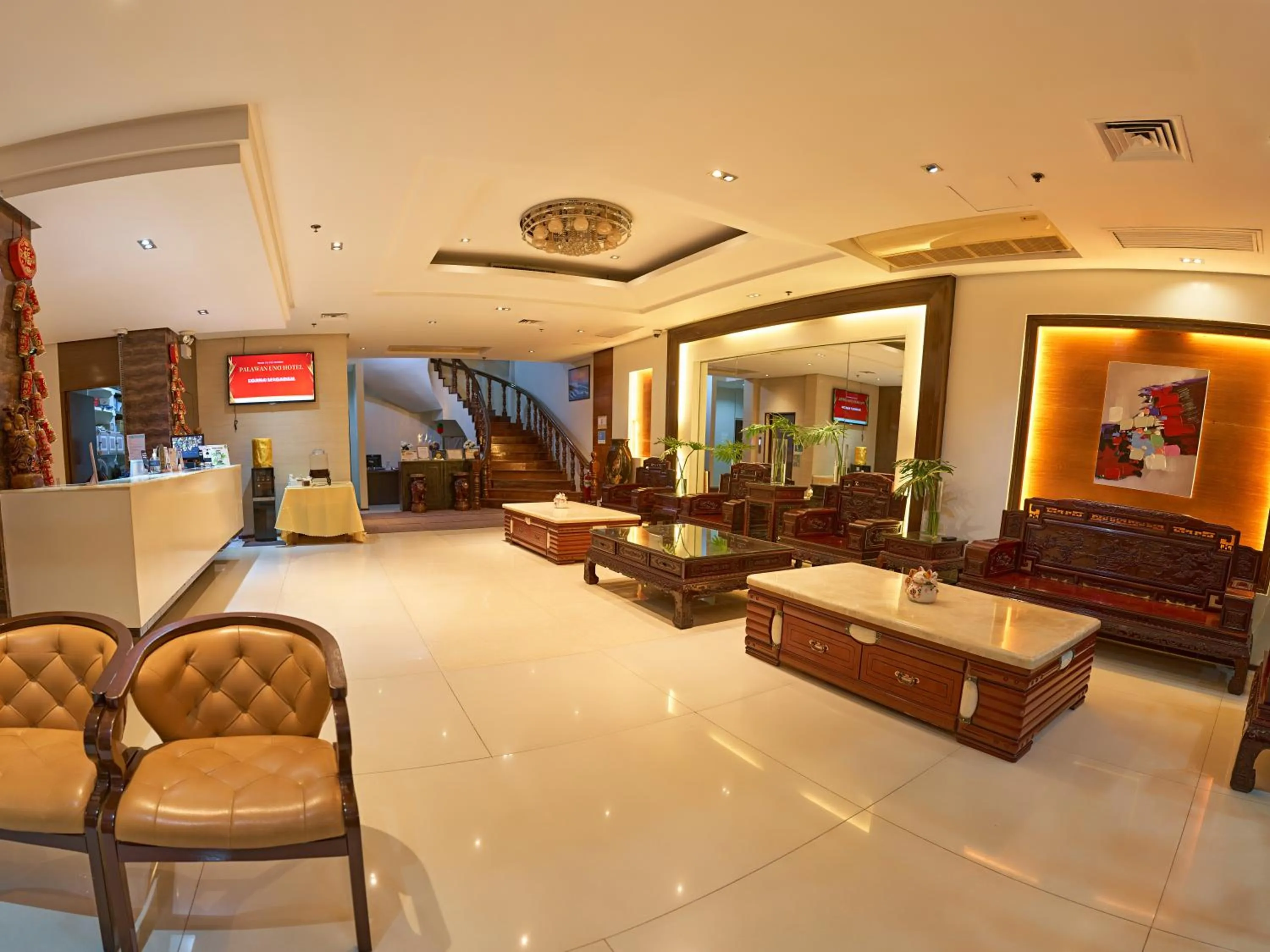 Lobby or reception in Palawan Uno Hotel