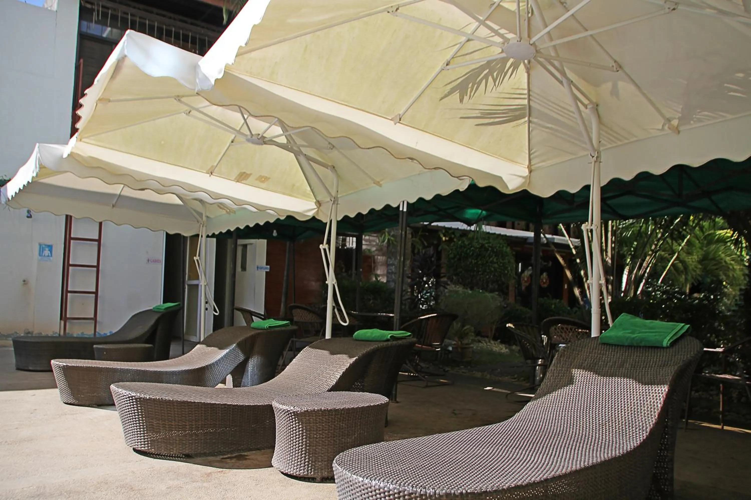 sunbed in Palawan Uno Hotel