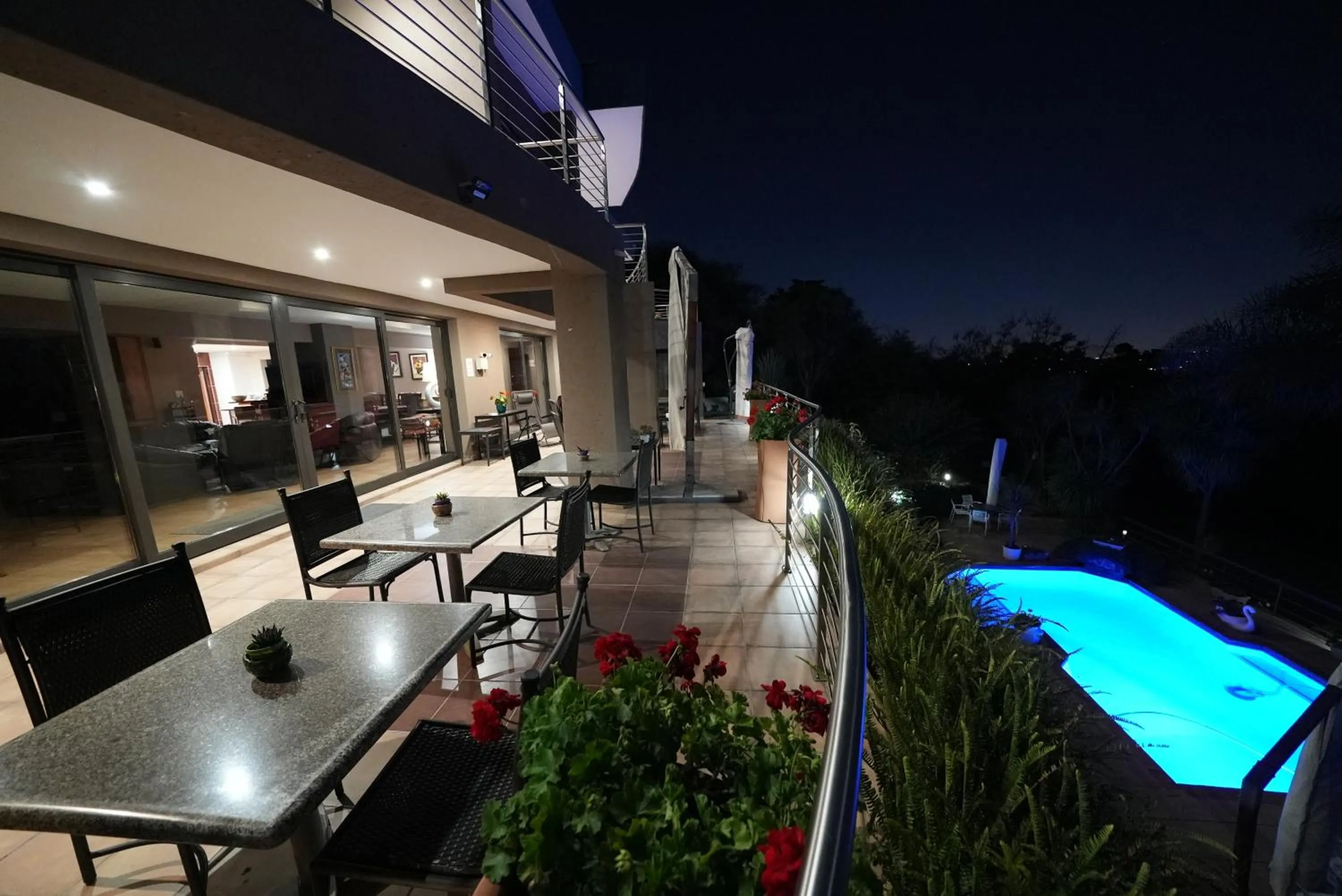 Patio in Over The Moon Guesthouse