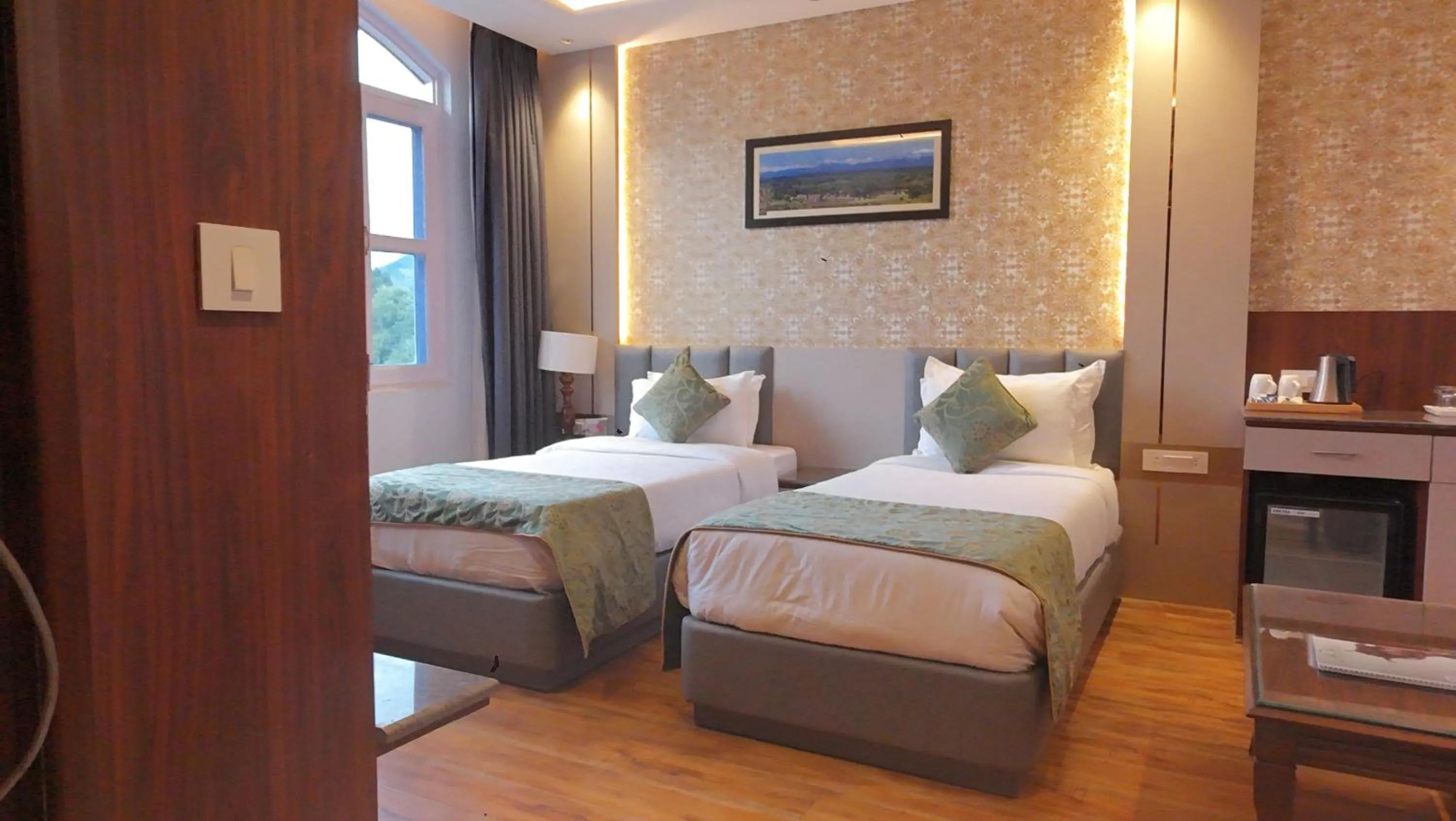 Bed in The Grand Mamta