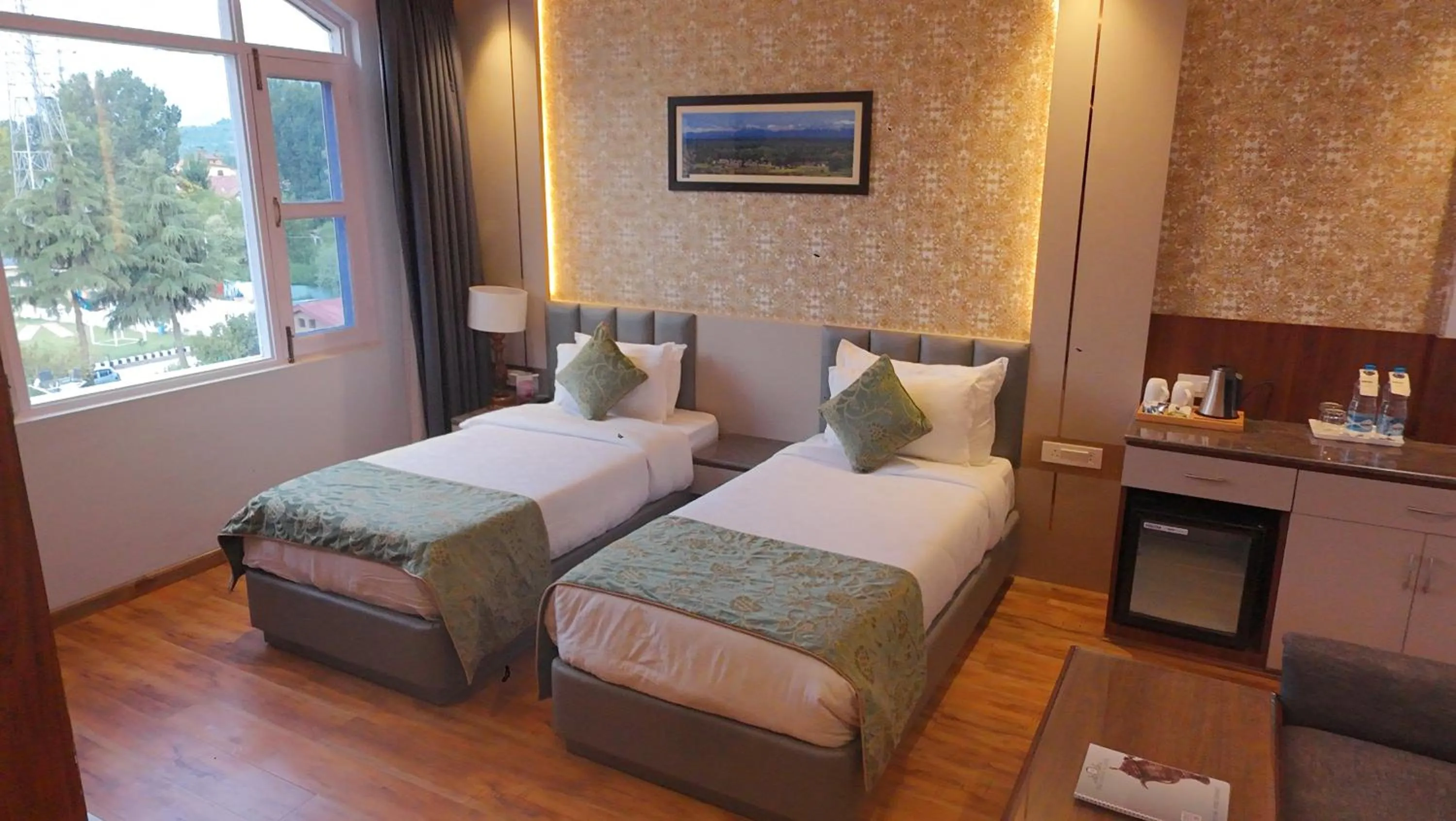 Bed in The Grand Mamta