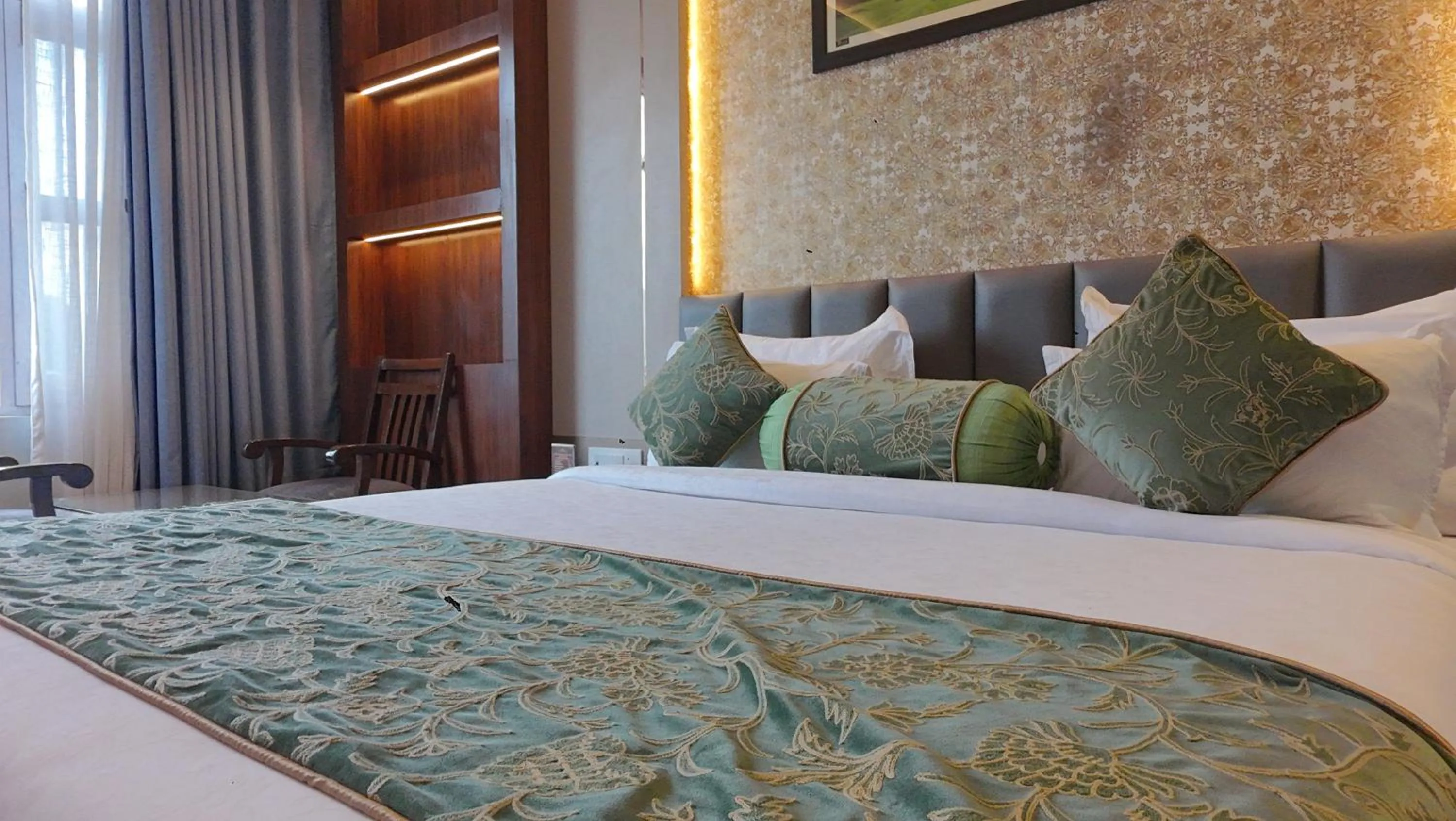 Bed in The Grand Mamta