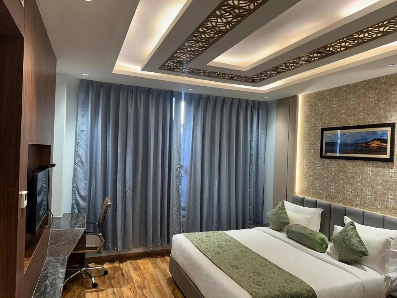 Bed in The Grand Mamta