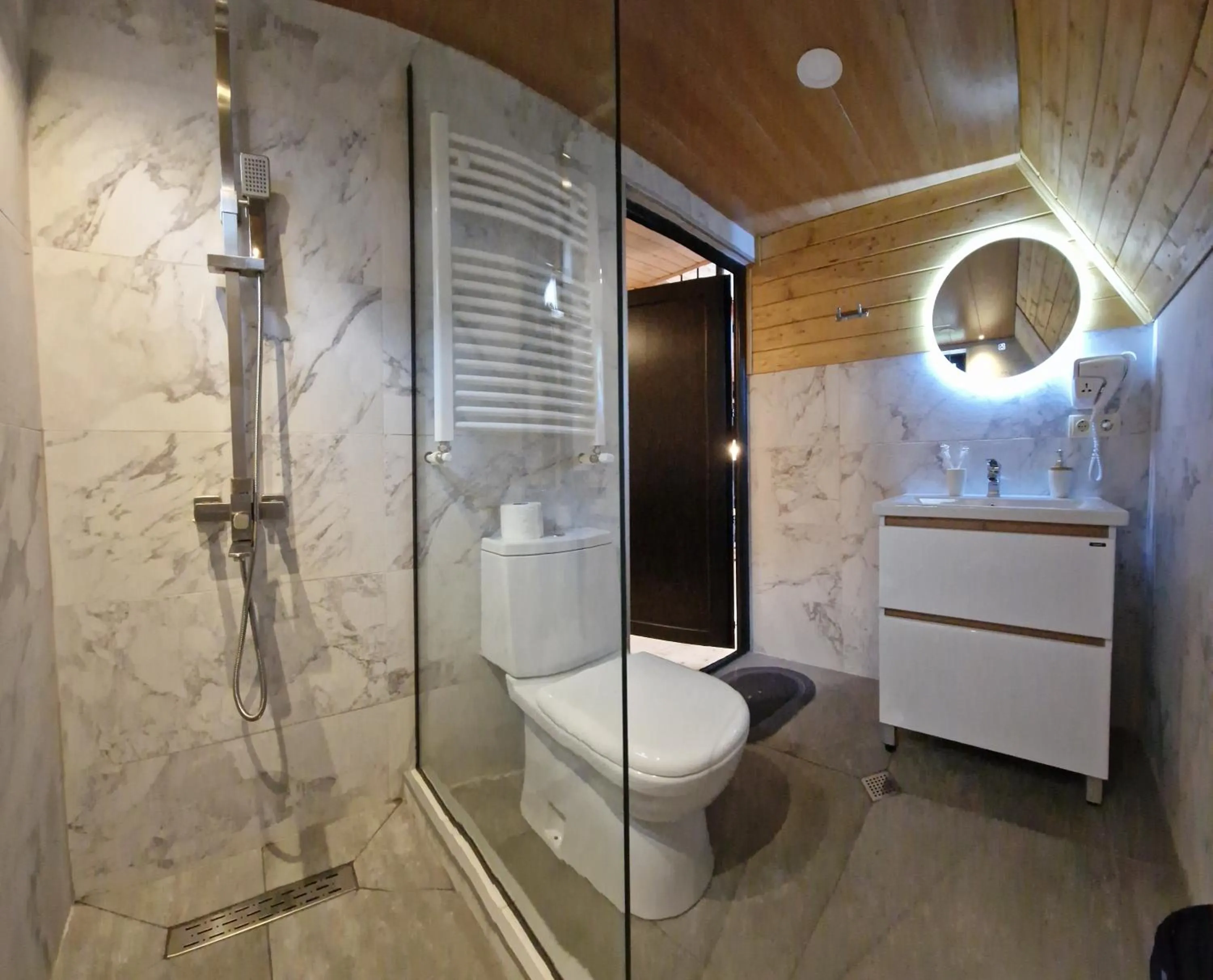 Toilet in Misty Rocks Kazbegi