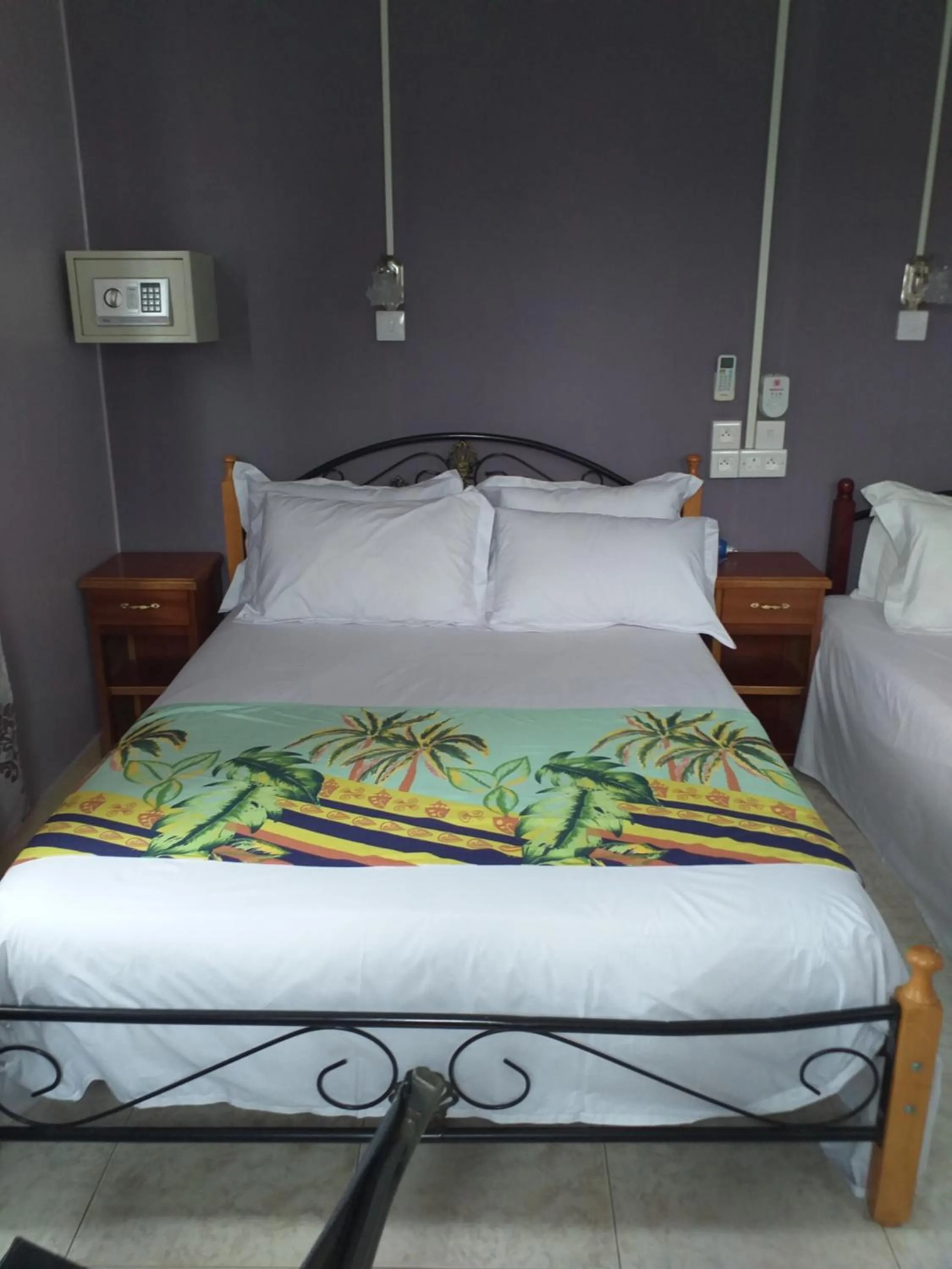 Bed in Tyvabro Guesthouse