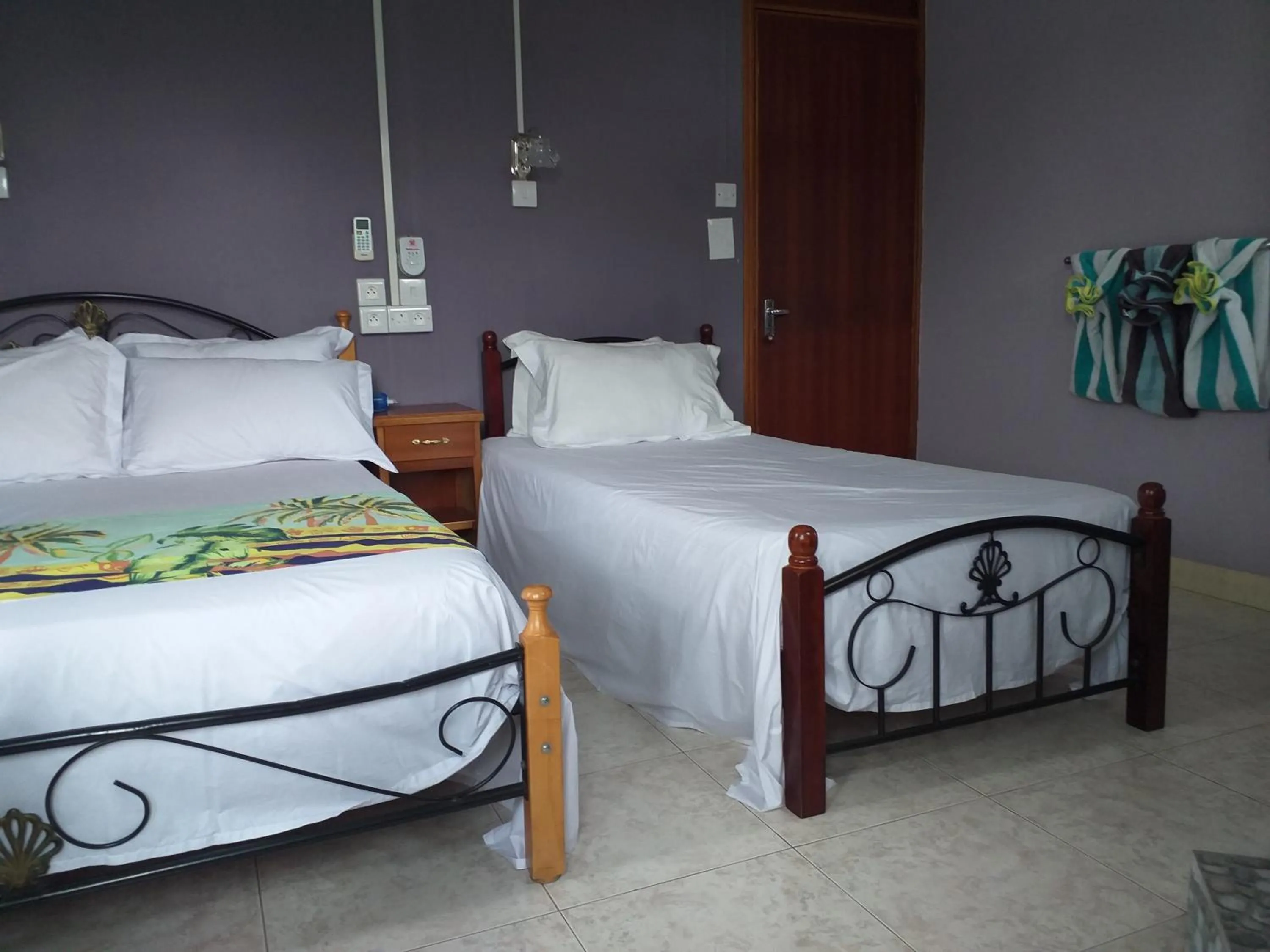 Bed in Tyvabro Guesthouse
