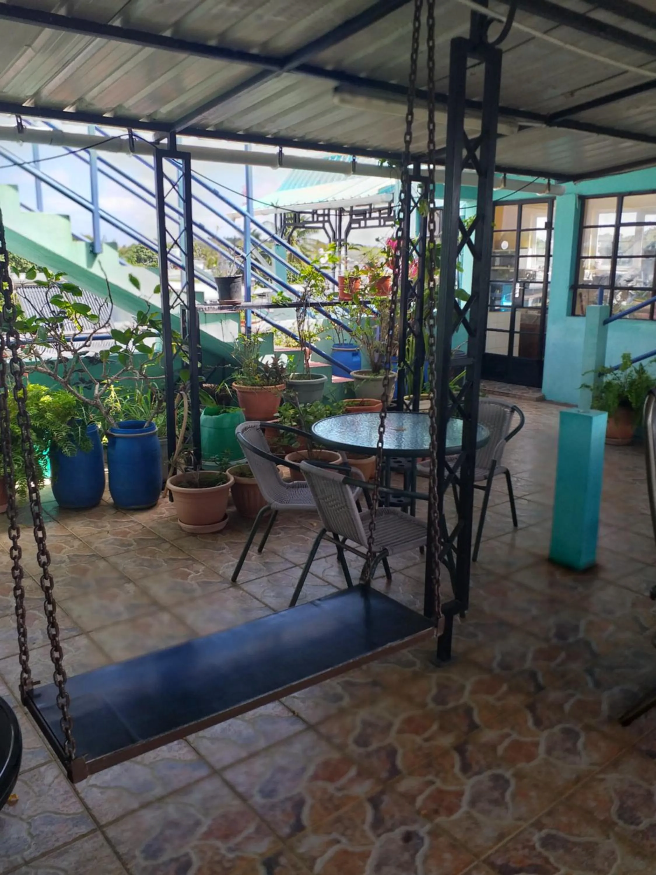 Balcony/Terrace in Tyvabro Guesthouse