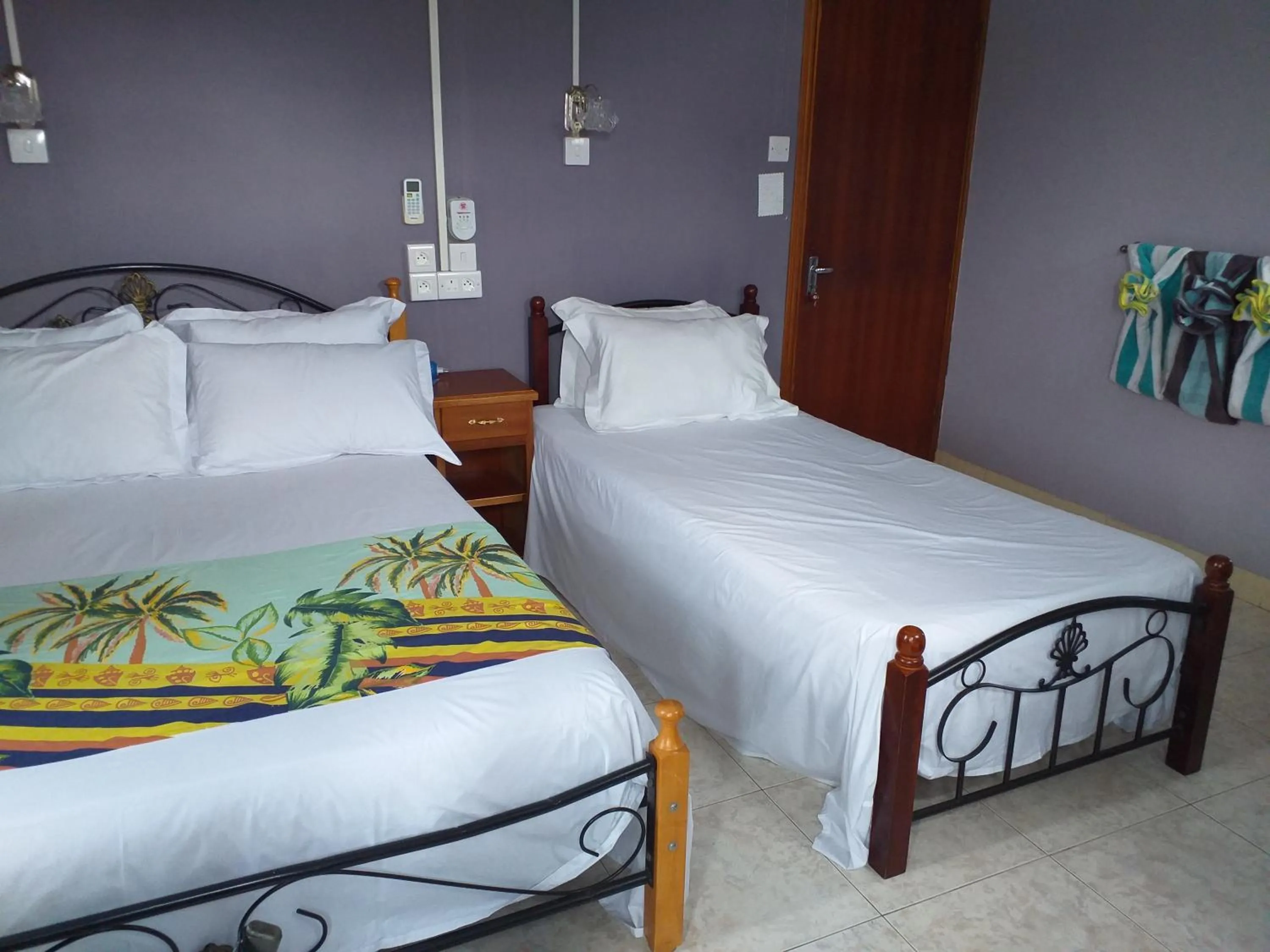 Bed in Tyvabro Guesthouse