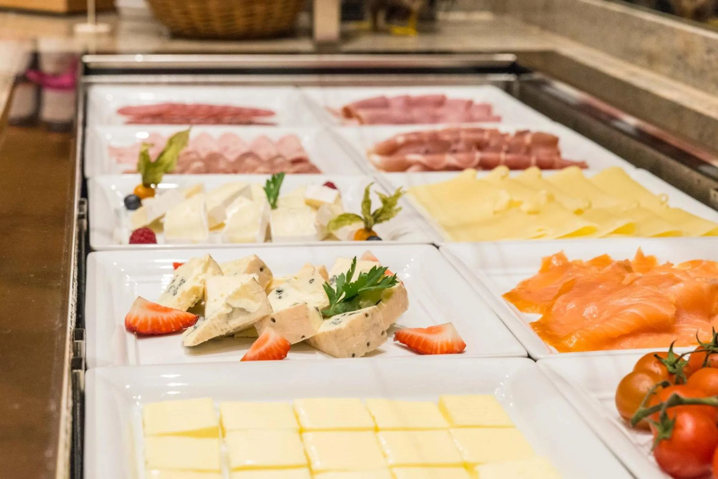 Buffet breakfast in Hotel Restaurant Sonne