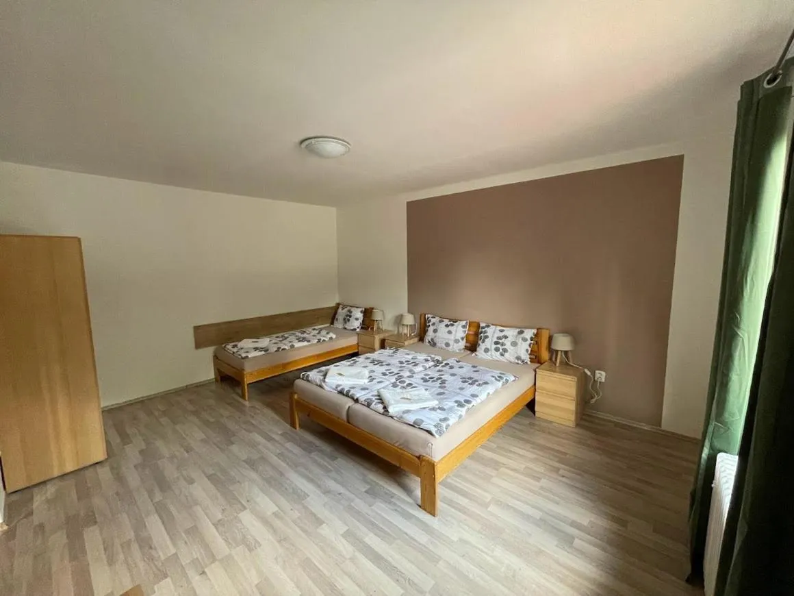 Bed in Hotel Rohanov