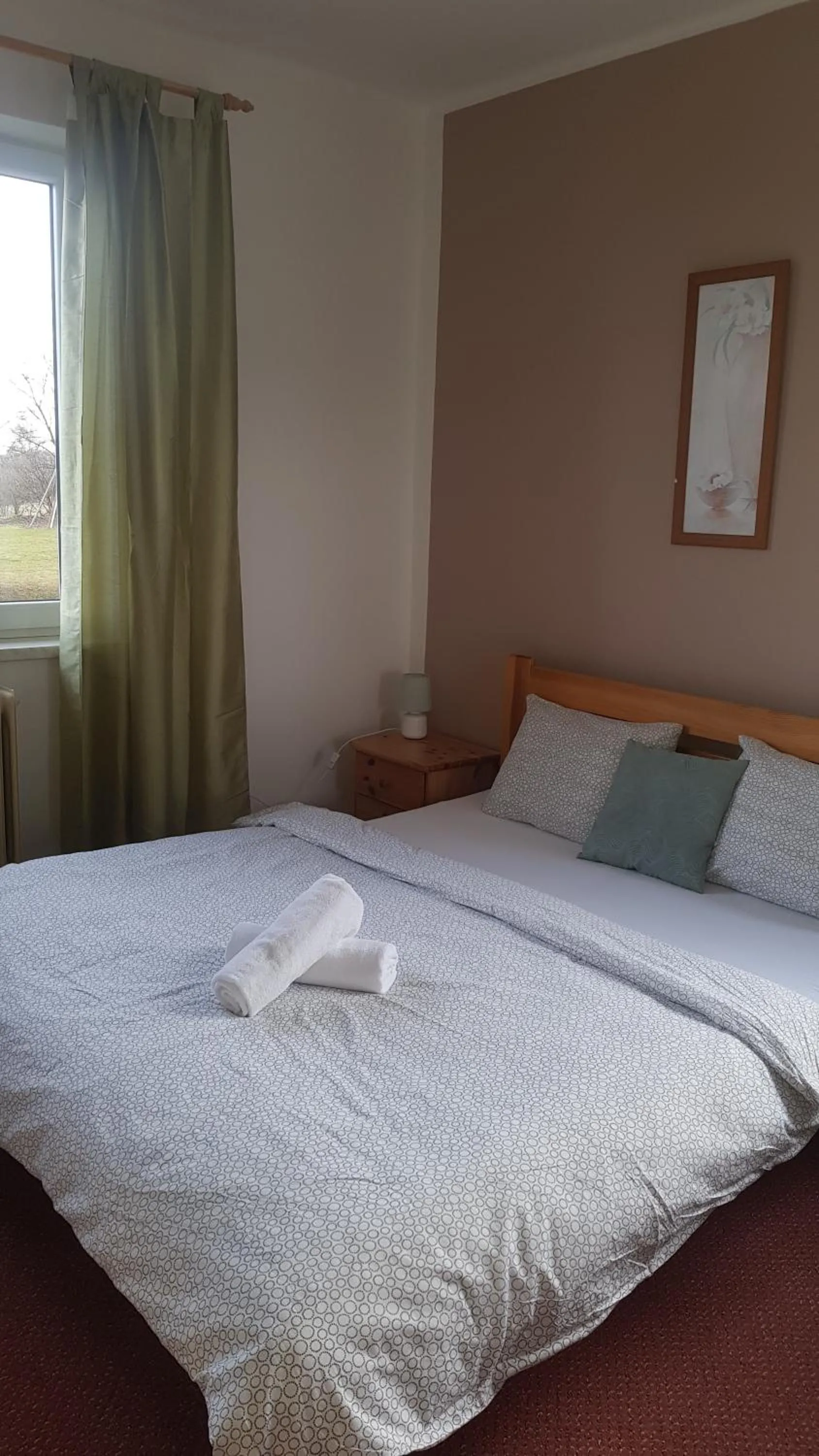 Bed in Hotel Rohanov