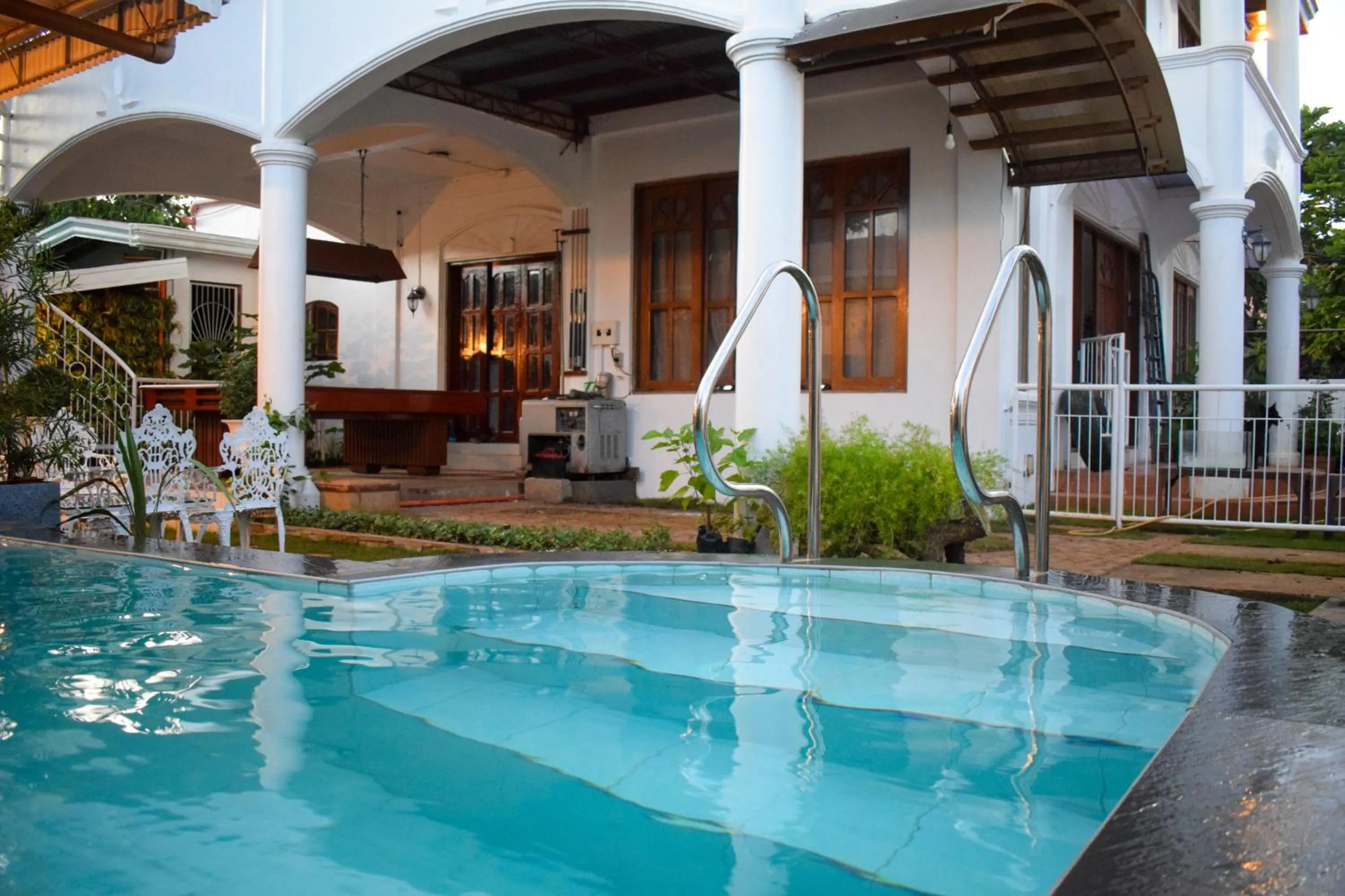 Pool view in Orokasa Guesthouse