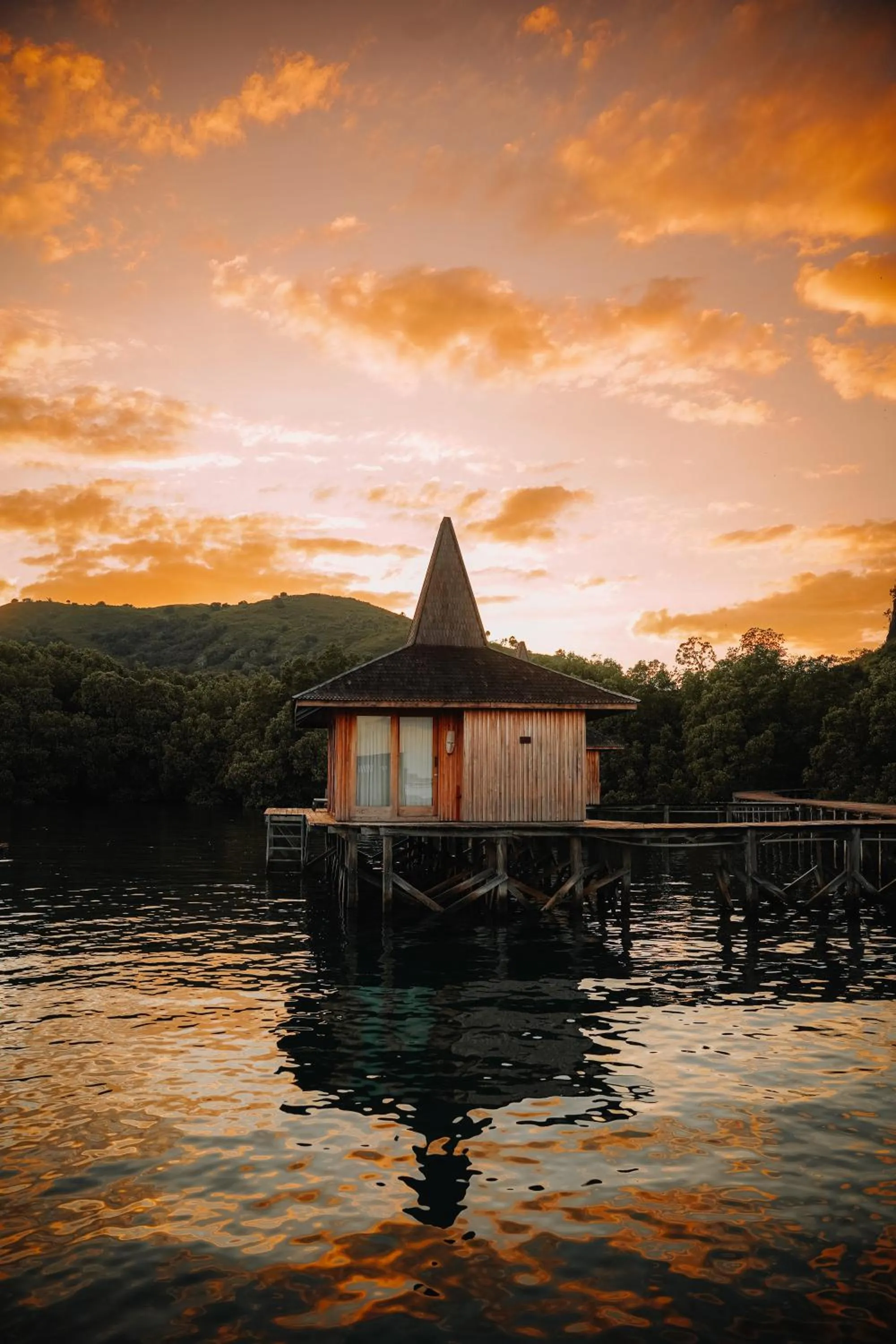 Sea view in Menjaga Bay