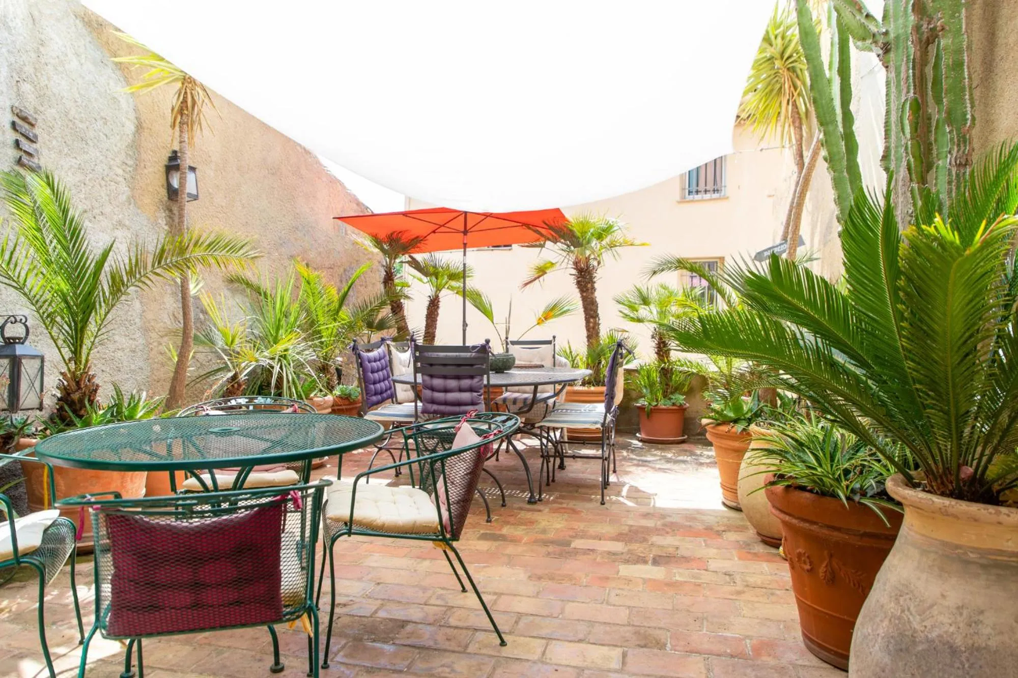 Patio in La Maison du Prince