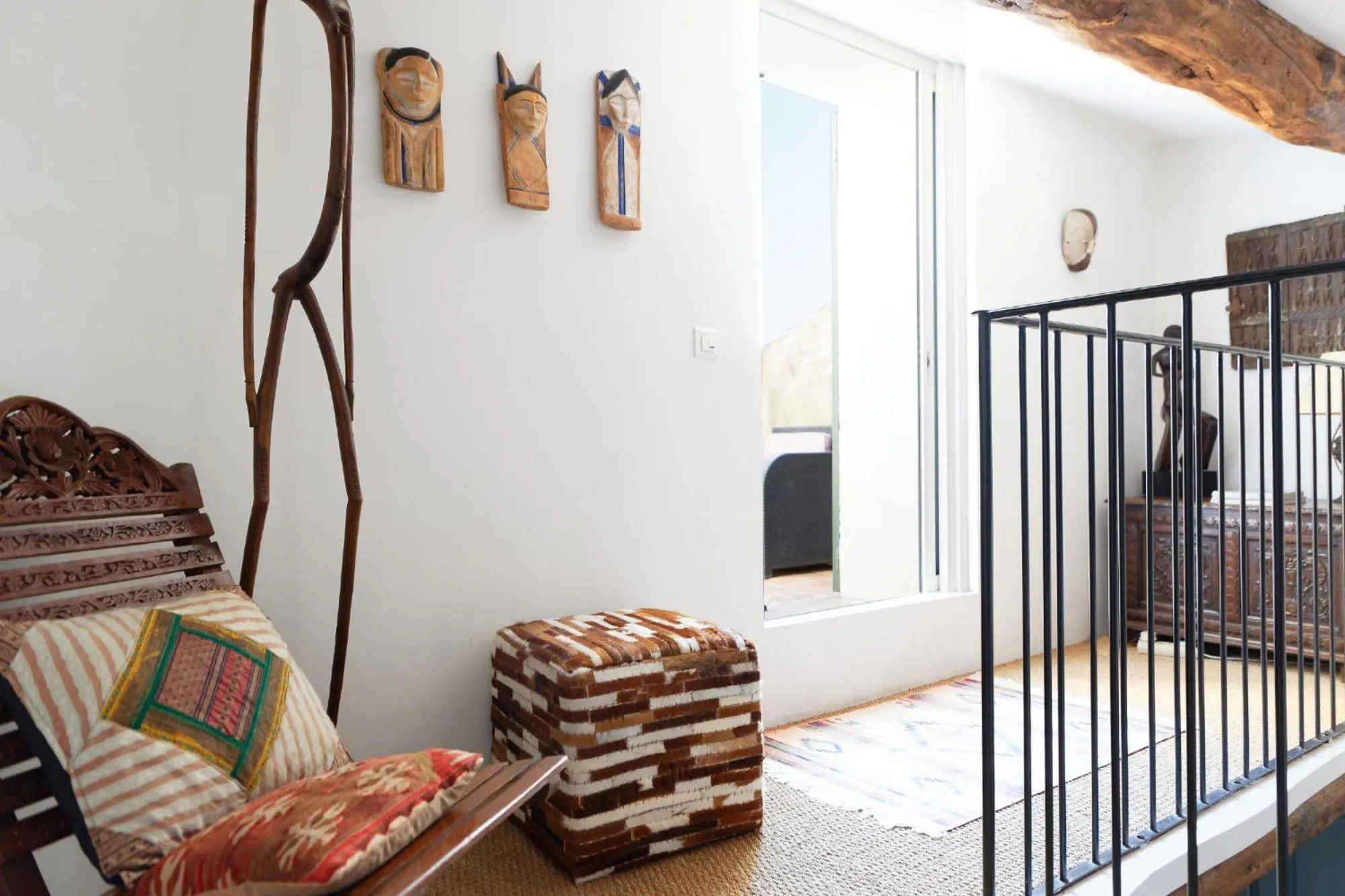 Patio, Bed in La Maison du Prince