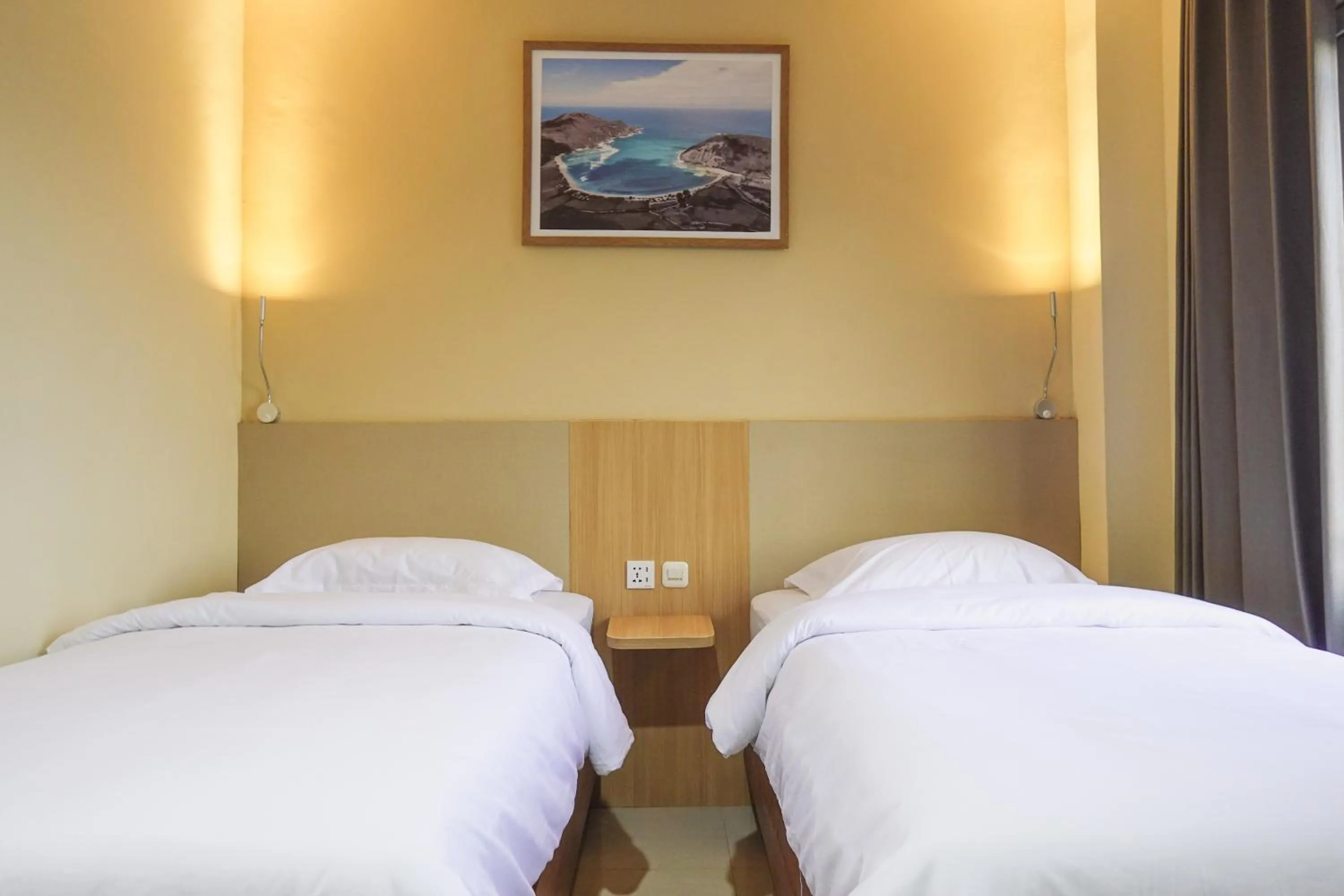 Bed in City Hotel Mataram