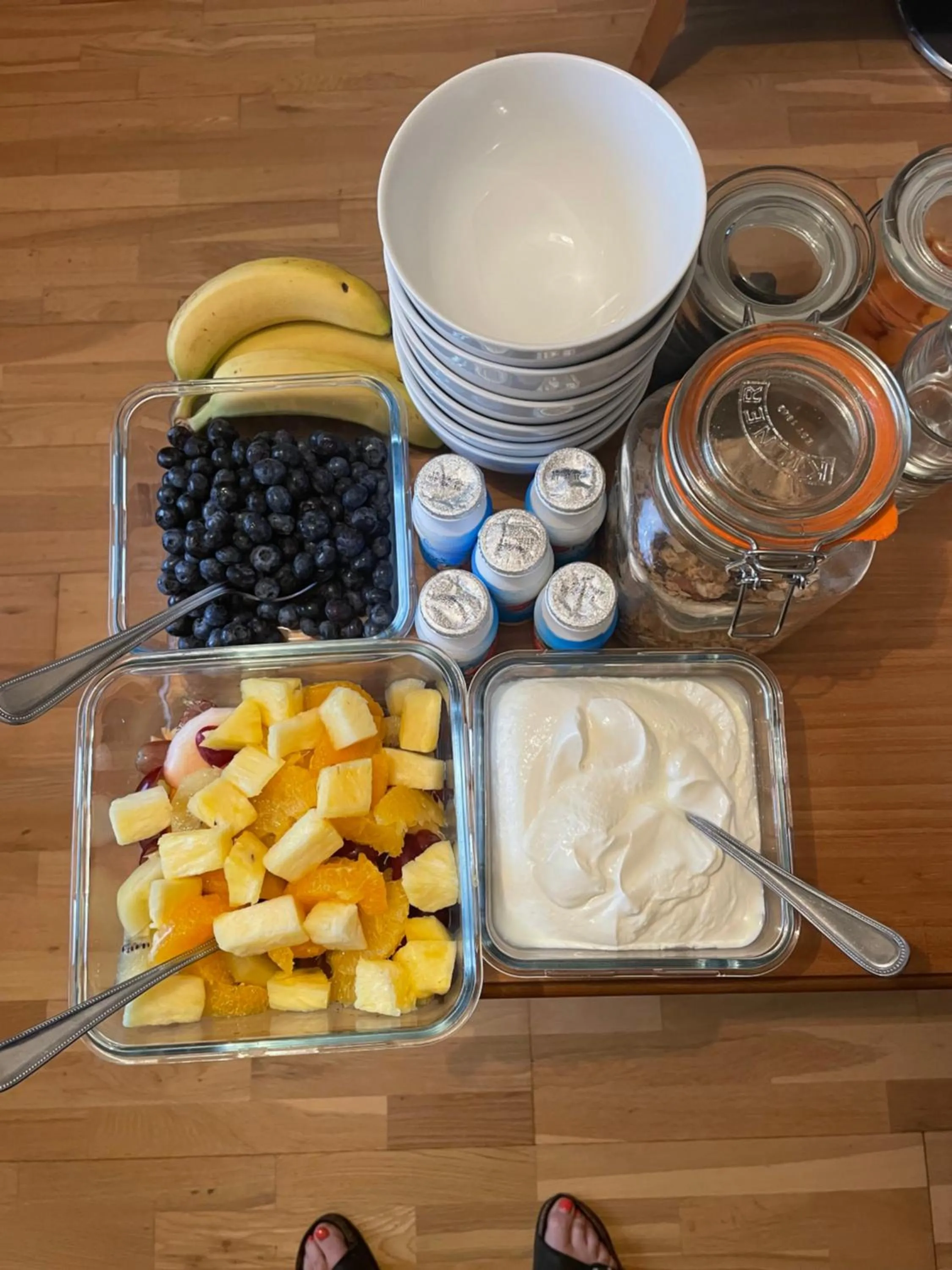 Continental breakfast in Bru Na Pairc B&B