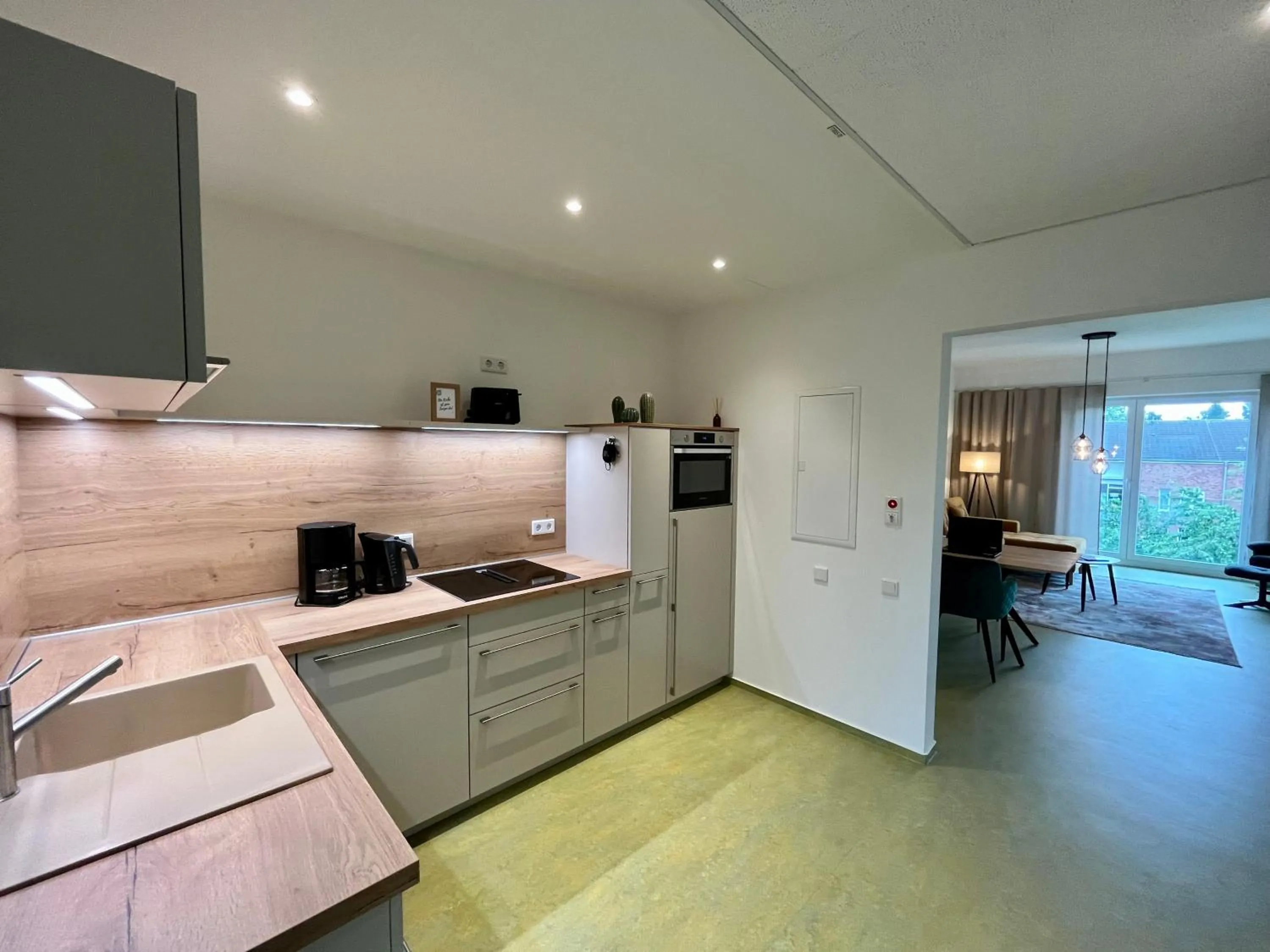 Kitchen or kitchenette in Appartements Haus Augustinus