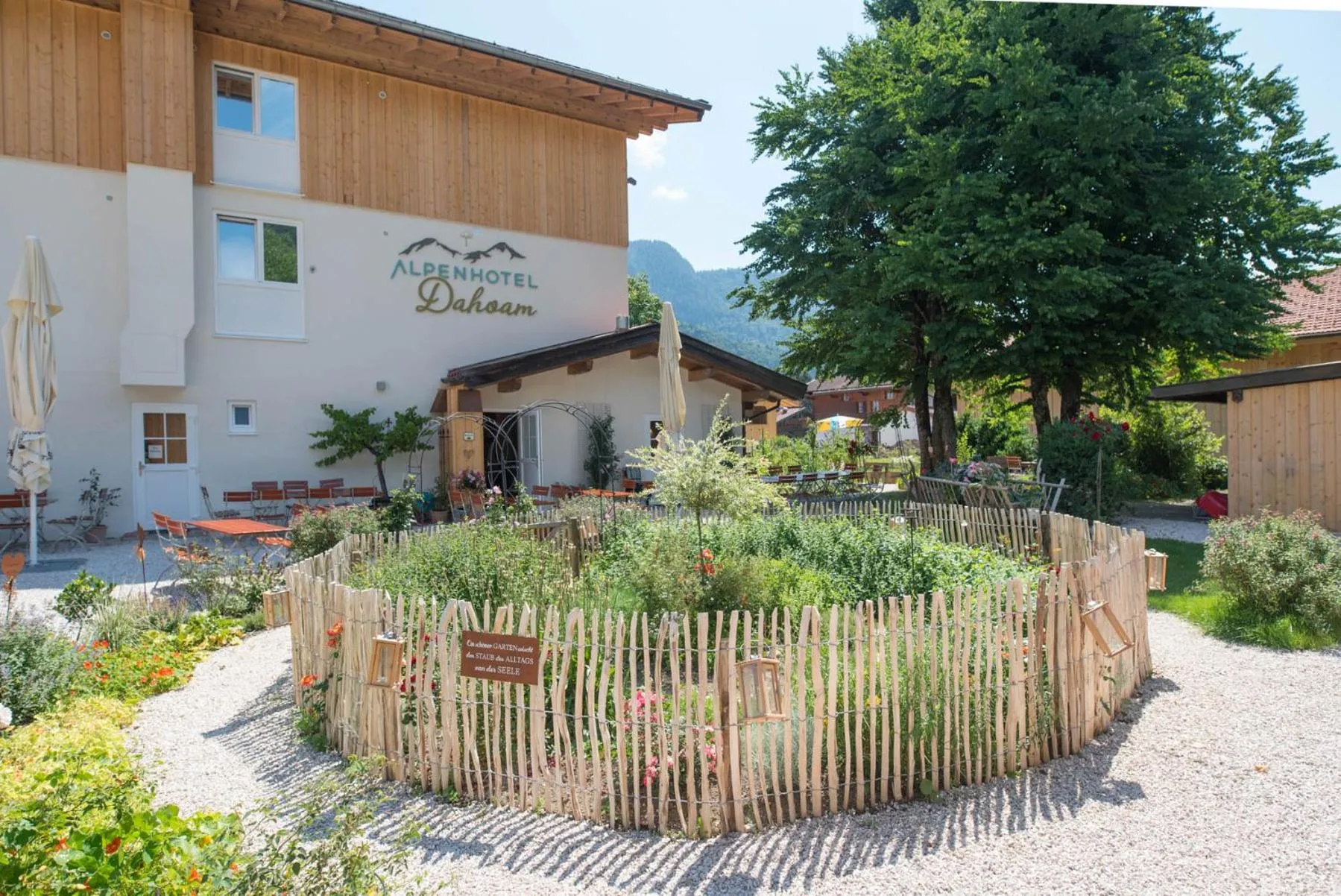 Garden in Alpenhotel Dahoam