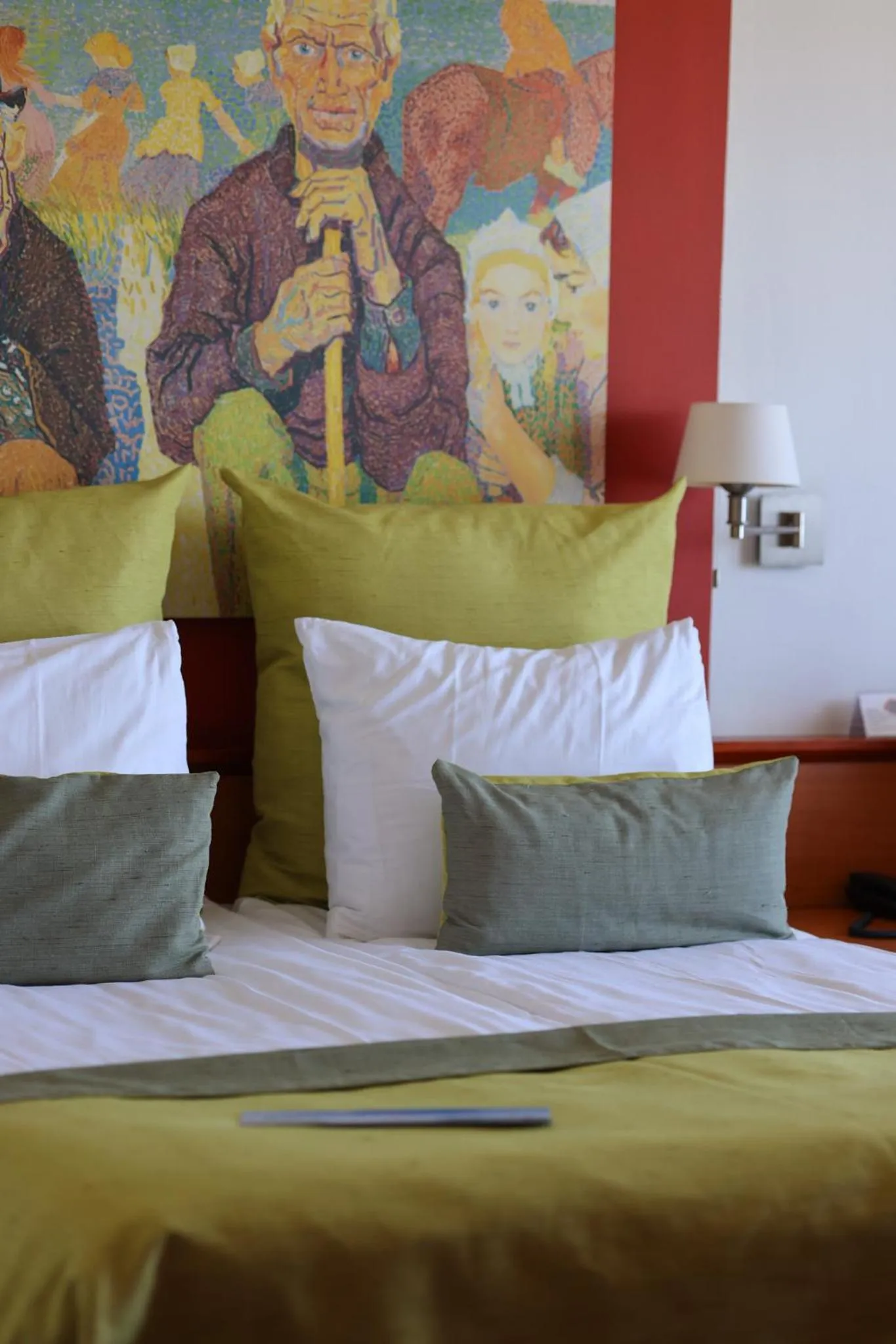 Bed in Hotel Noordzee