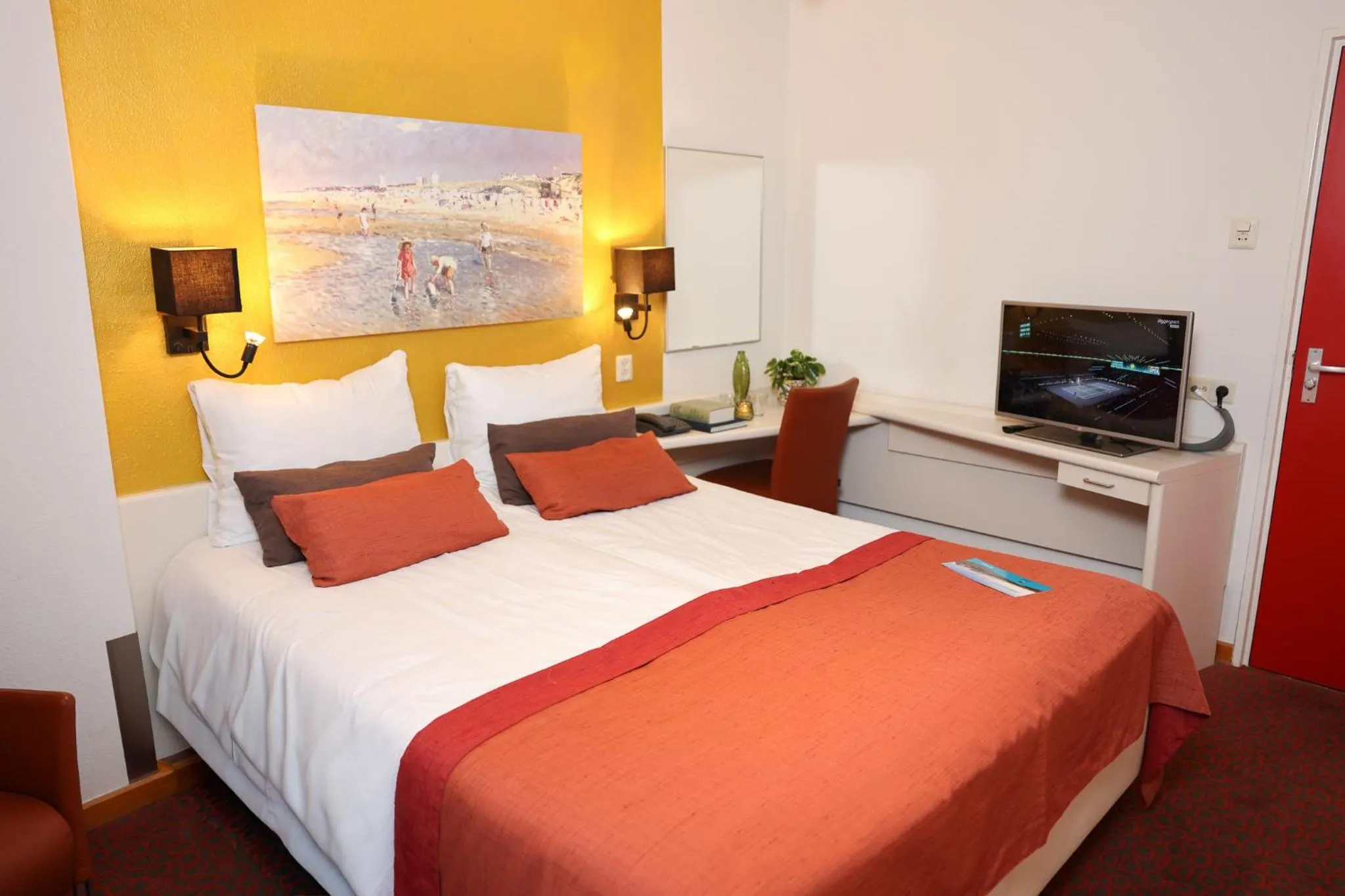 Bed in Hotel Noordzee